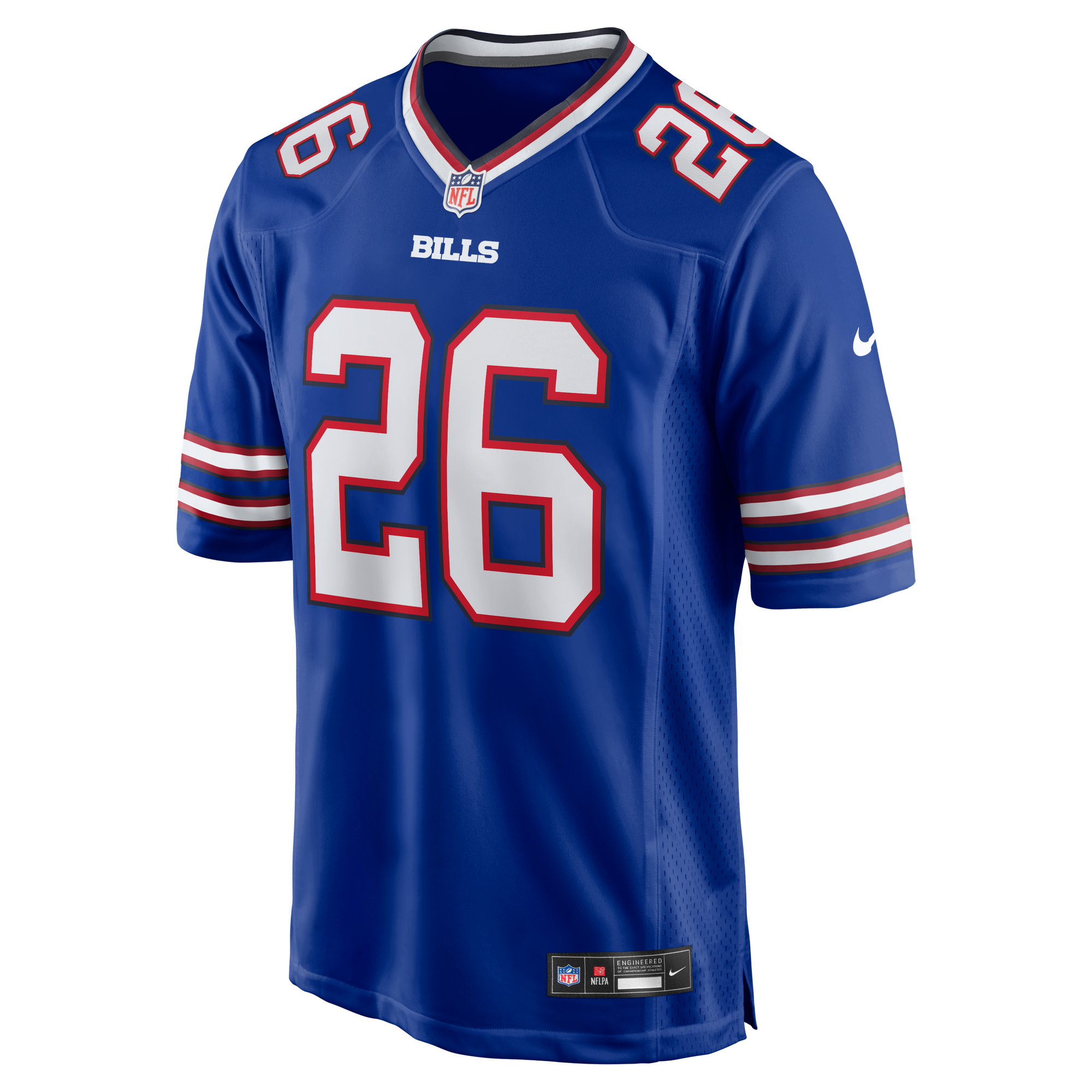 Ty Johnson Buffalo Bills Game Jersey Royal NFL Football Fan Wear Ty Johnson