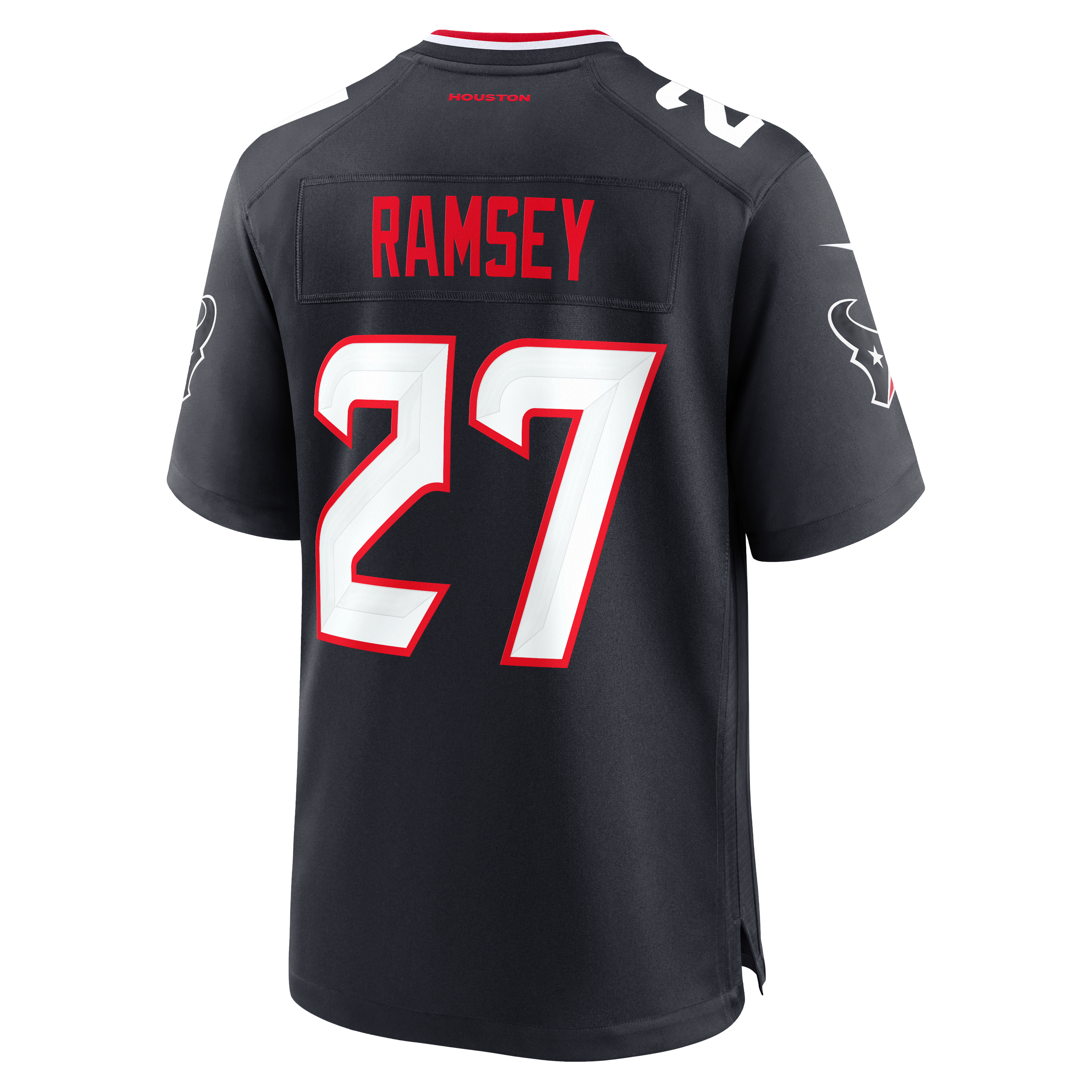 Kamari Ramsey Houston Texans Game Jersey Navy NFL Football Fan Wear