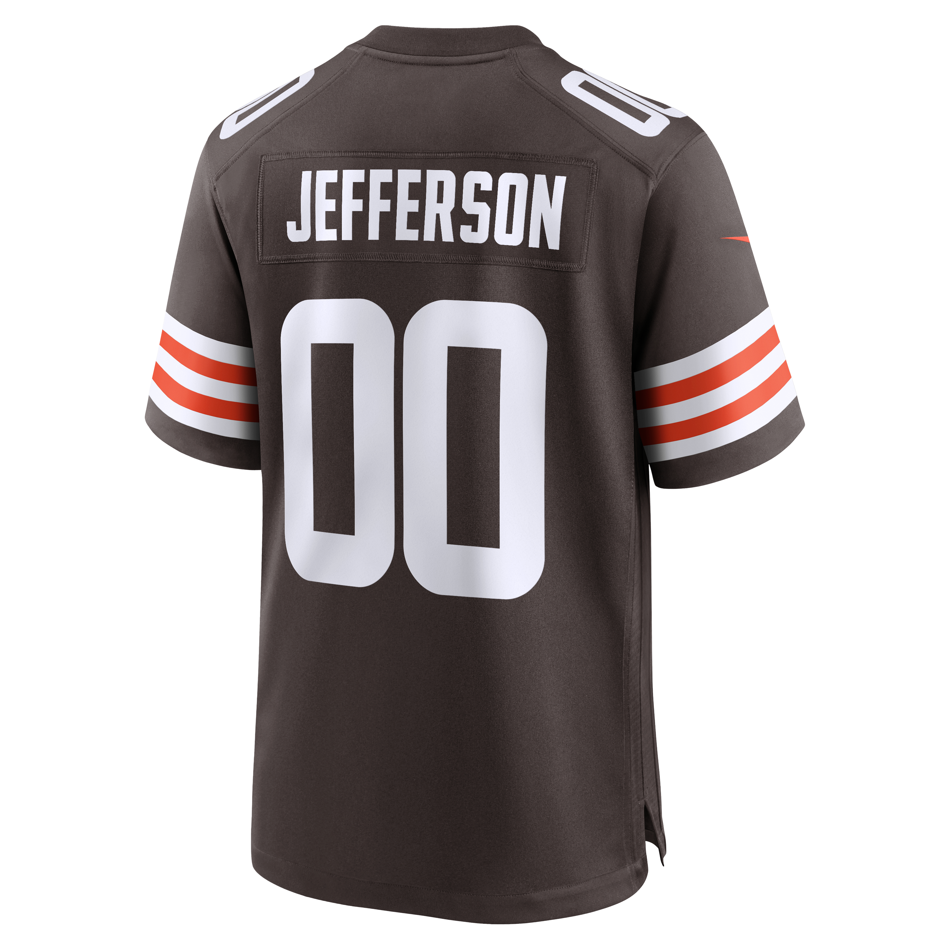 Justin Jefferson Cleveland Browns Game Jersey Brown NFL Football Fan Wear