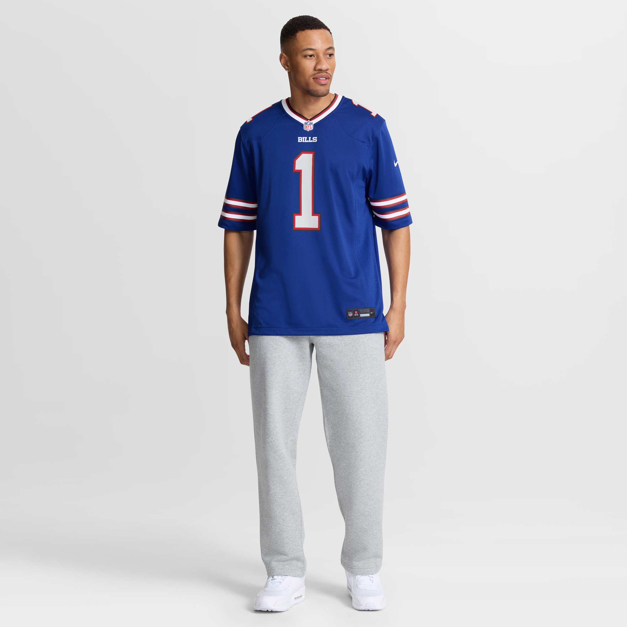 Buffalo Bills Game Jersey No.1 Royal NFL Football Fan Wear