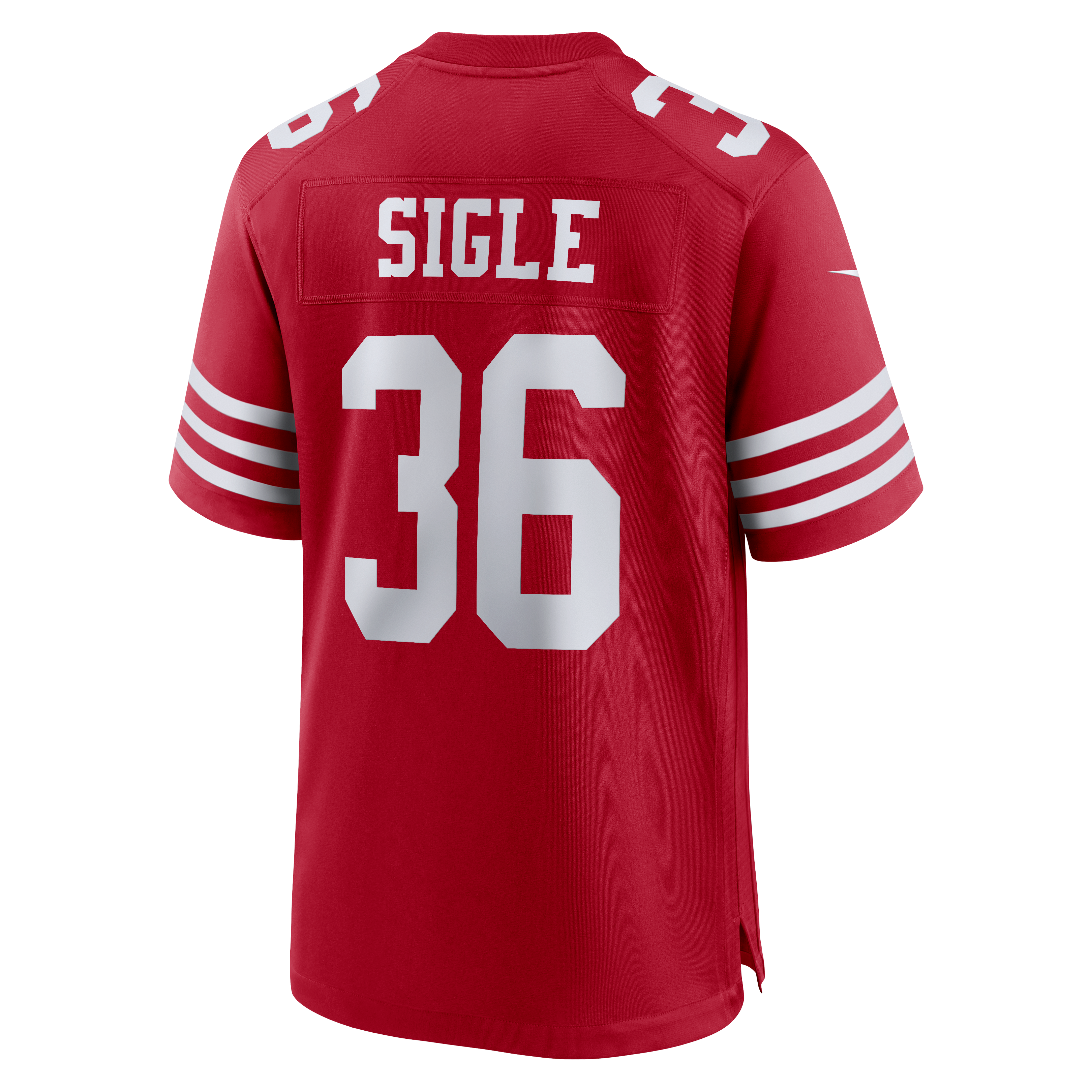Marques Sigle San Francisco 49ers Game Jersey Scarlet NFL Football Fan Wear Marques Sigle