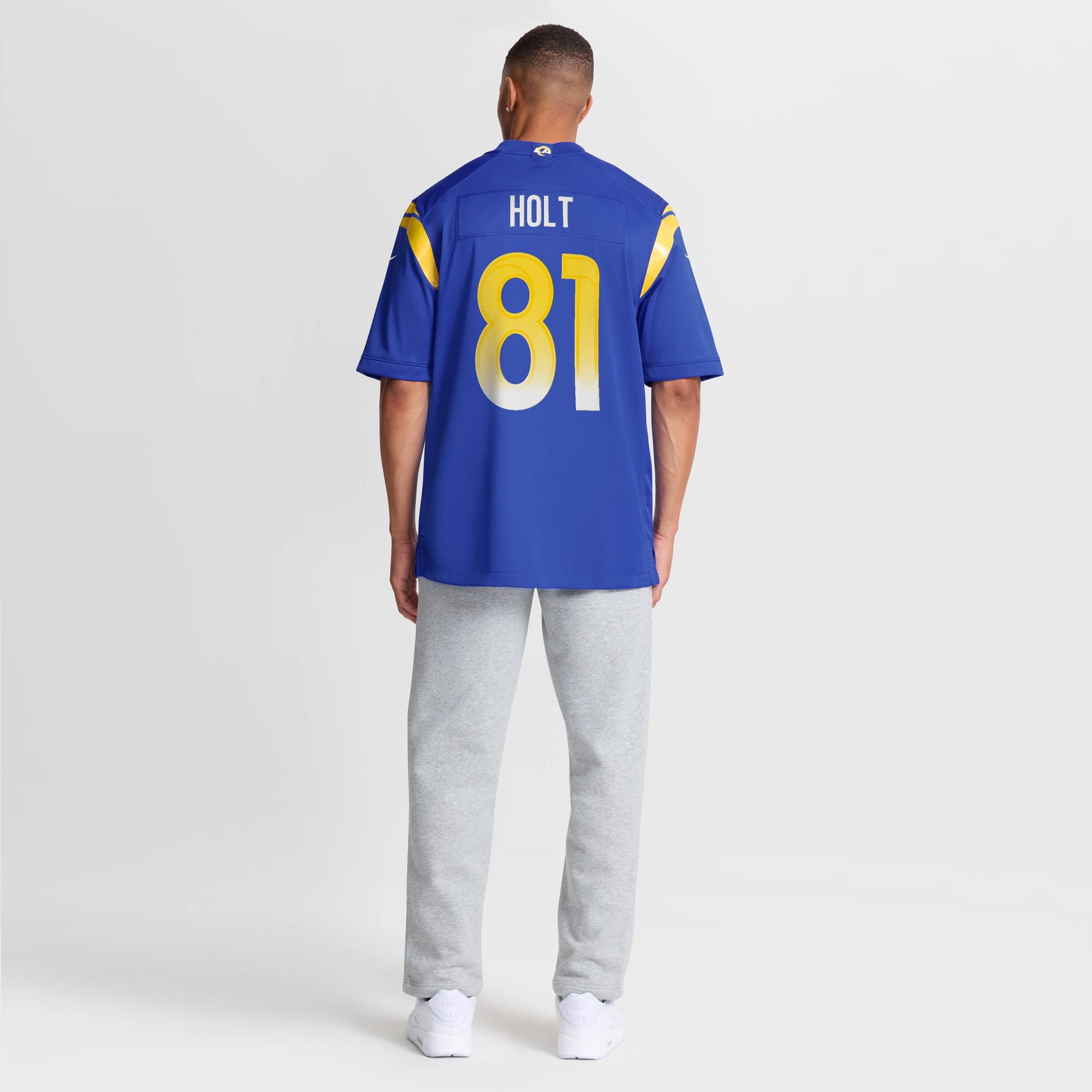 Retired Torry Holt Los Angeles Rams Player Jersey Royal NFL Football Fan Wear
