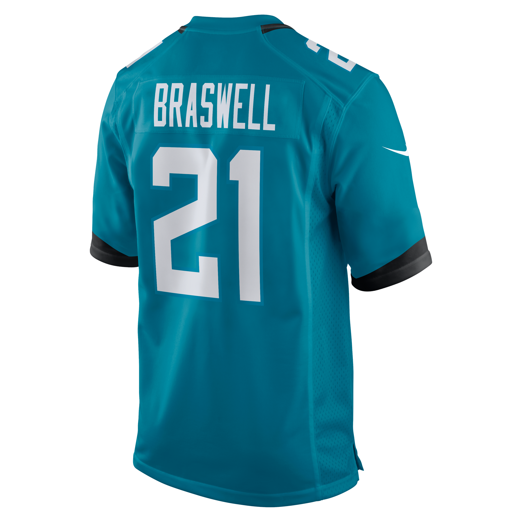 Christian Braswell Jacksonville Jaguars Game Jersey Teal NFL Football Fan Wear