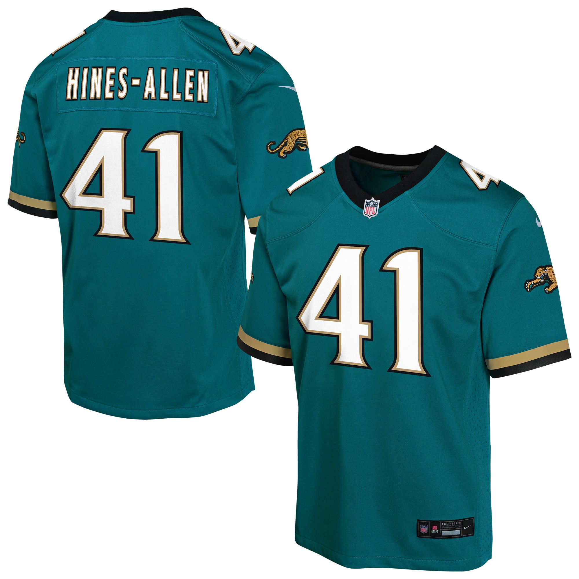 Prowler Josh Hines-Allen Jacksonville Jaguars Alternate Jersey Teal NFL Football Fan Wear