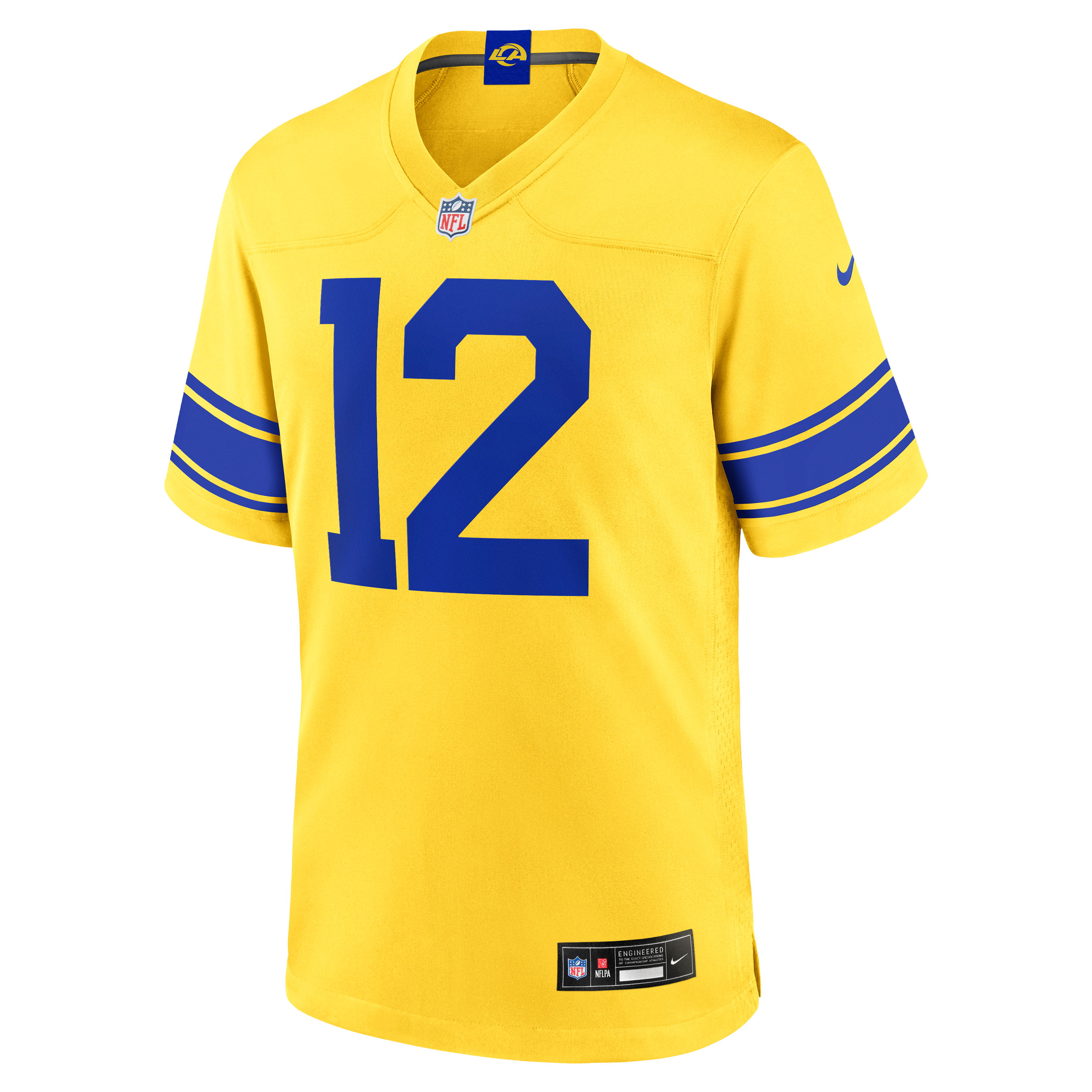 Puka Nacua Sol Los Angeles Rams Game Jersey NFL Football Fan Wear Puka Nacua Sol