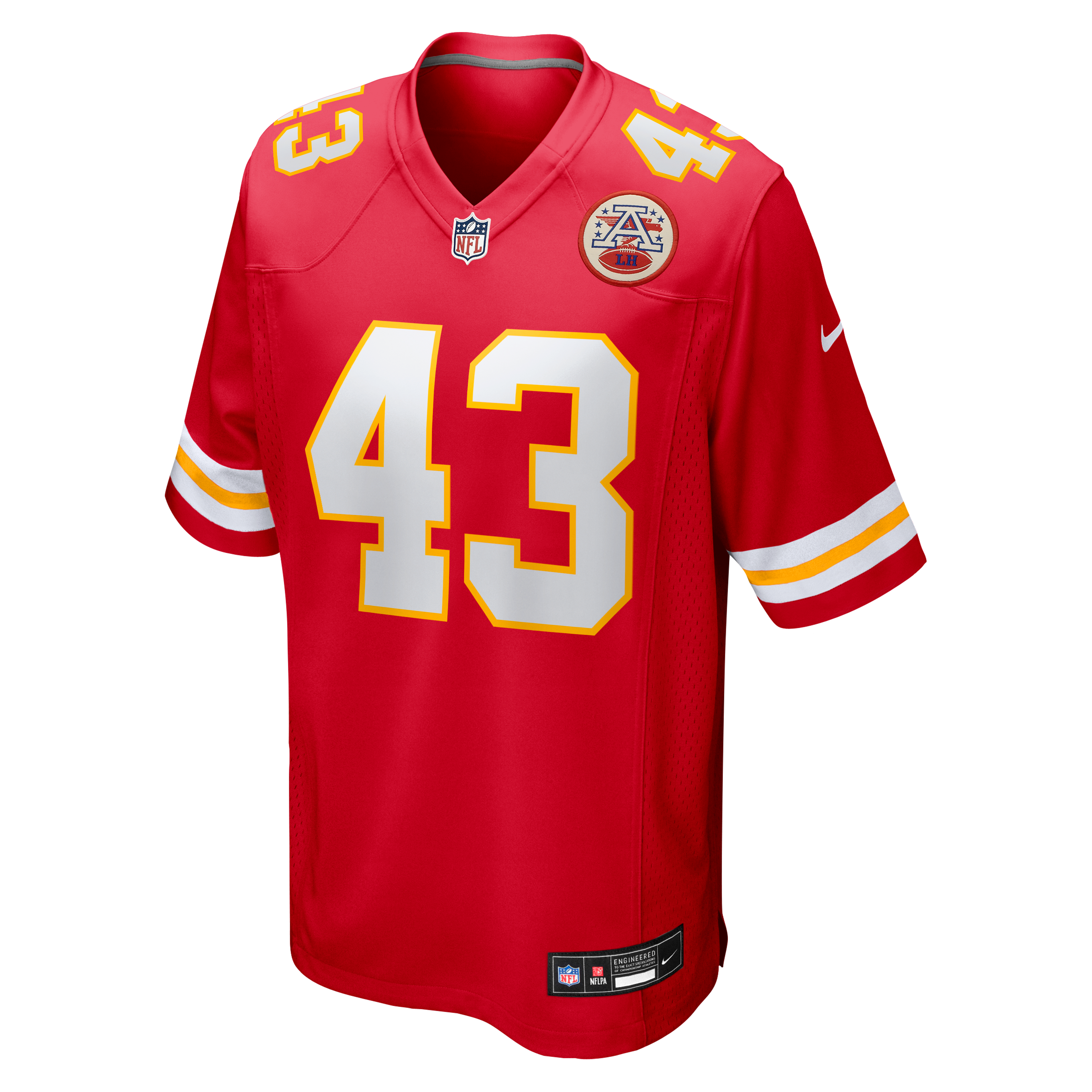Jack Cochrane Kansas City Chiefs Player Jersey Red NFL Football Fan Wear