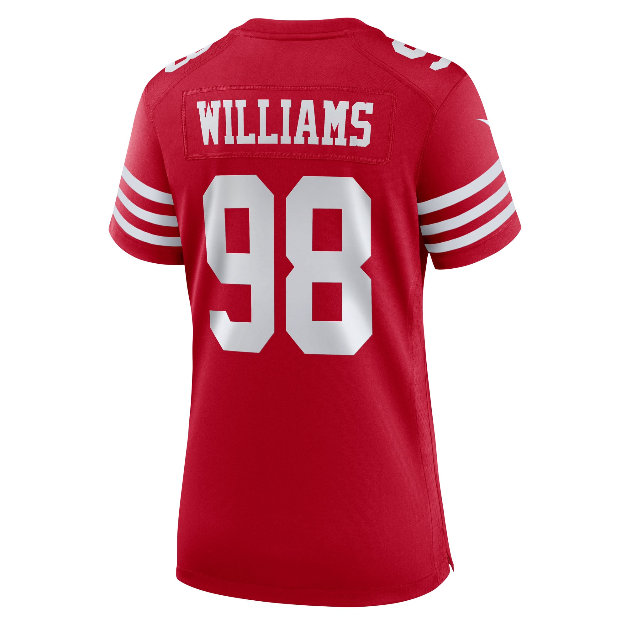 Mykel Williams San Francisco 49ers Game Jersey Scarlet NFL Football Fan Wear Mykel Williams