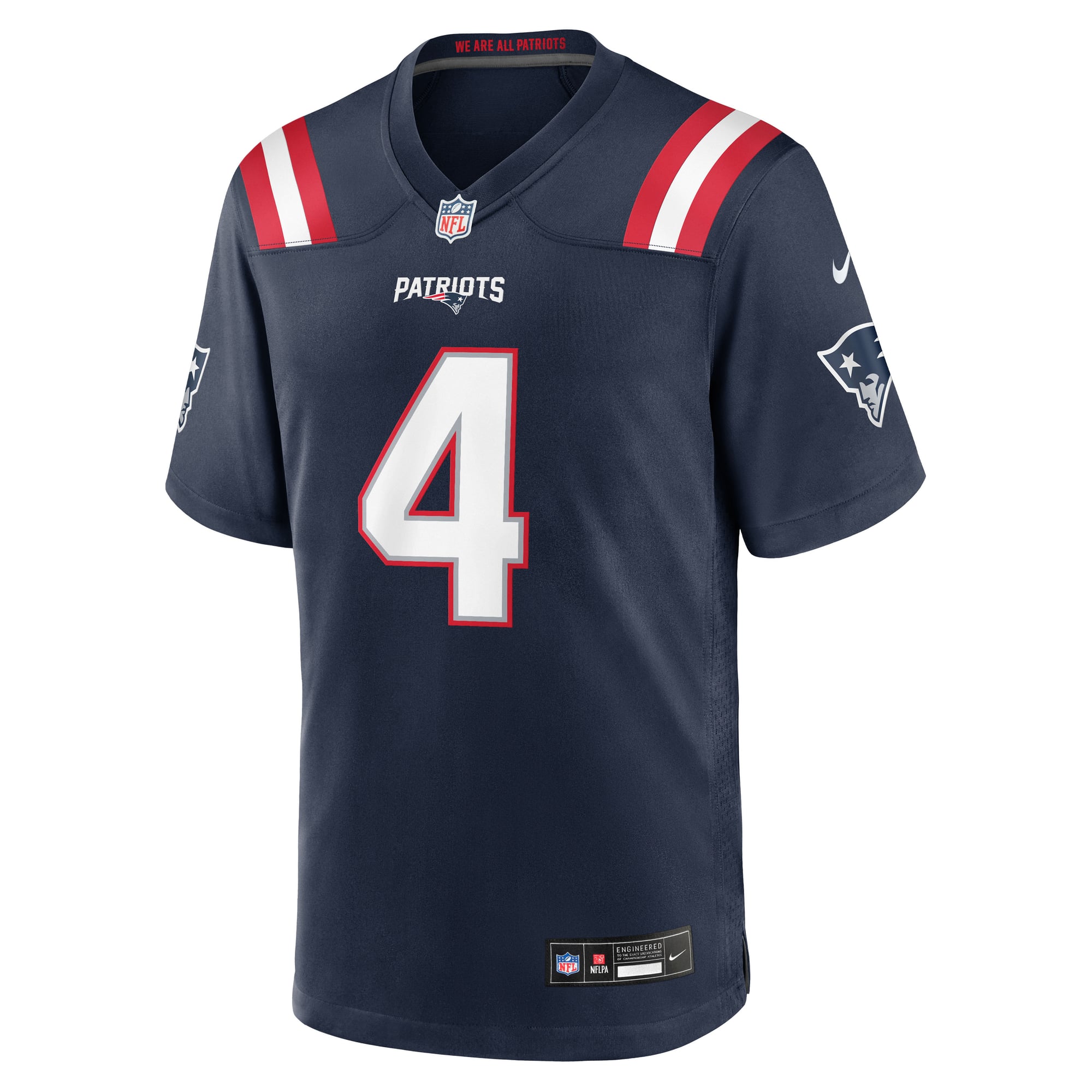 Craig Woodson New England Patriots Game Jersey Navy NFL Football Fan Wear