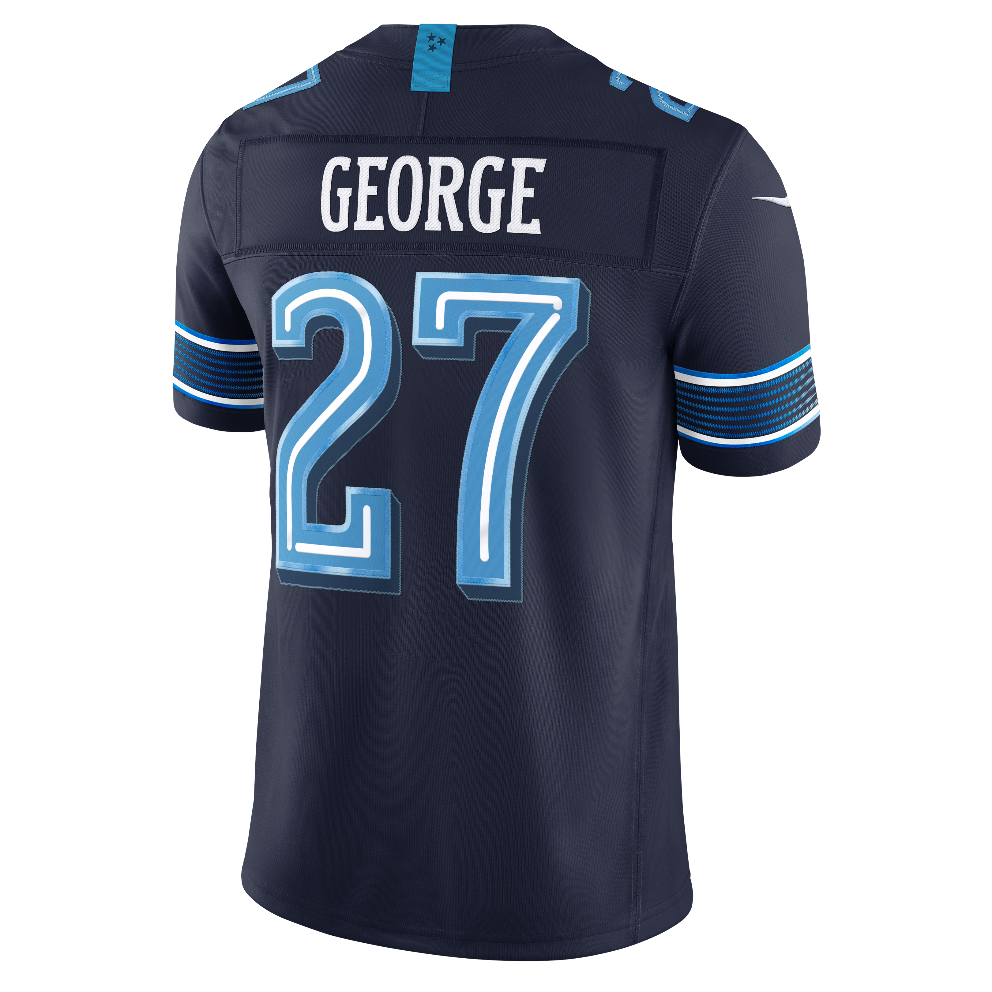 Eddie George Tennessee Titans Limited Jersey Navy NFL Football Fan Wear