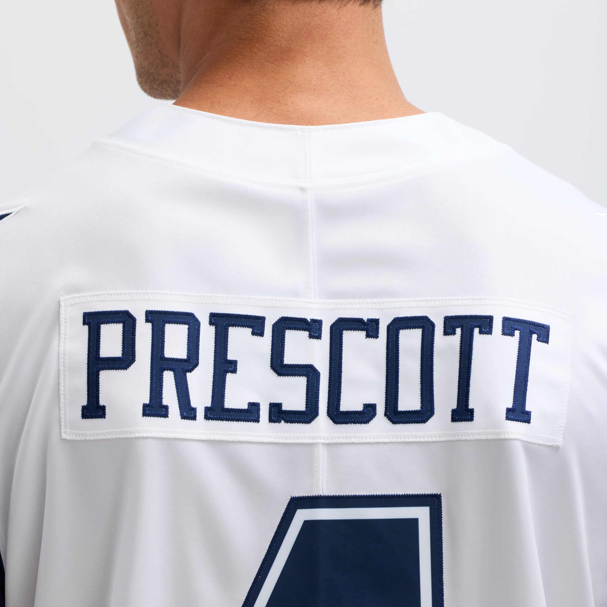 Rush Dak Prescott Dallas Cowboys Game Jersey White NFL Football Fan Wear Rush Dak Prescott