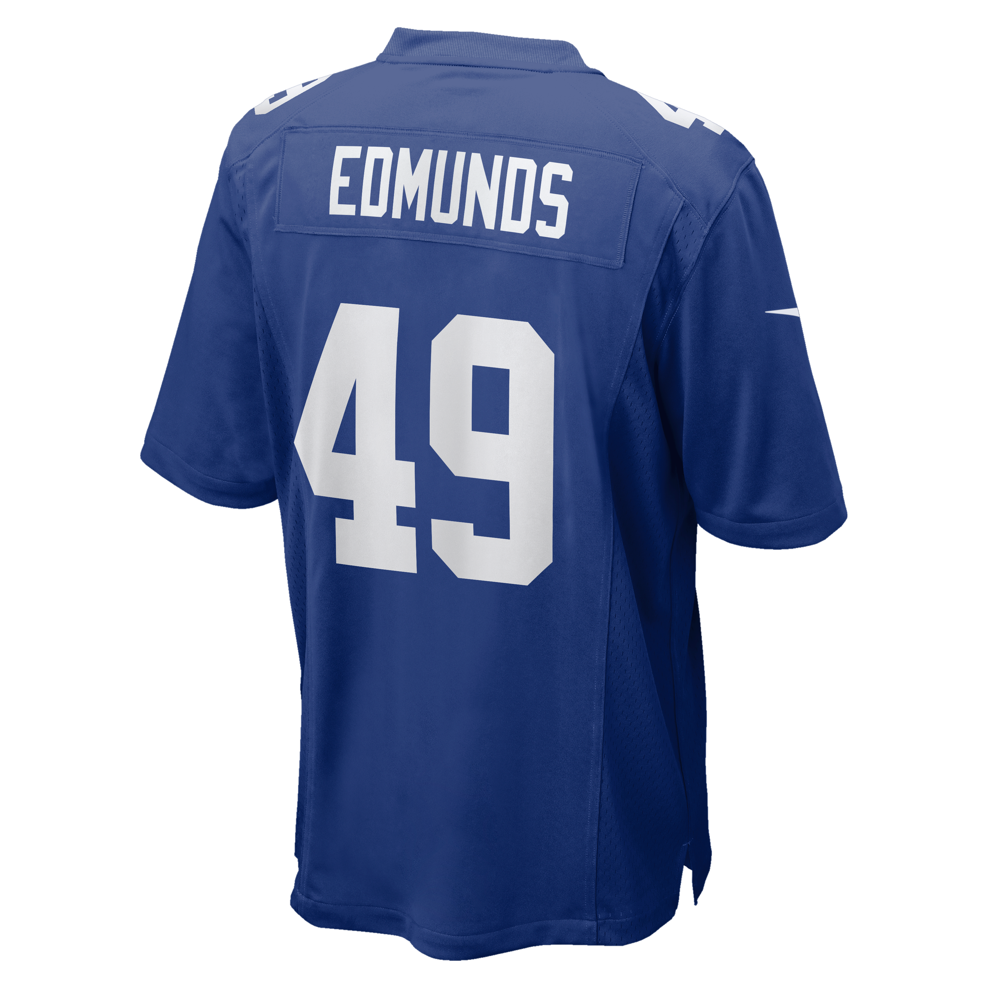 Tremaine Edmunds New York Giants Game Jersey Royal NFL Football Fan Wear