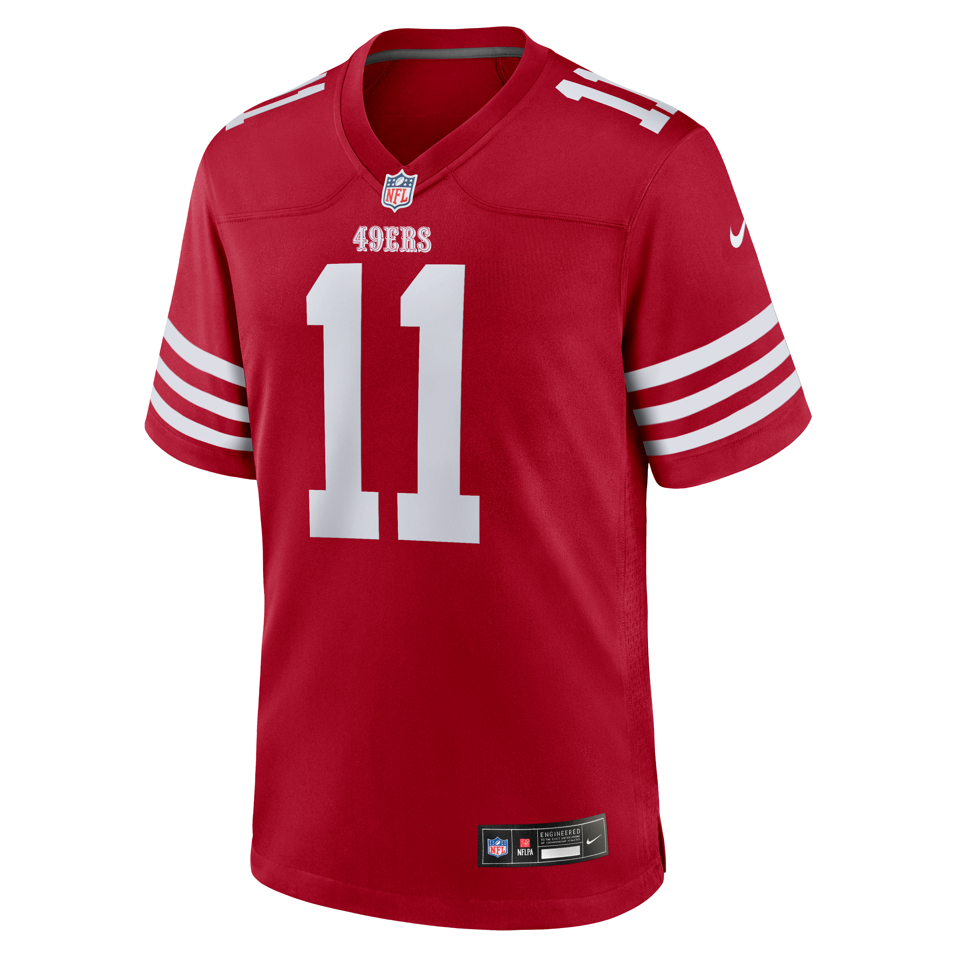 Brandon Aiyuk San Francisco 49ers Game Jersey Scarlet NFL Football Fan Wear