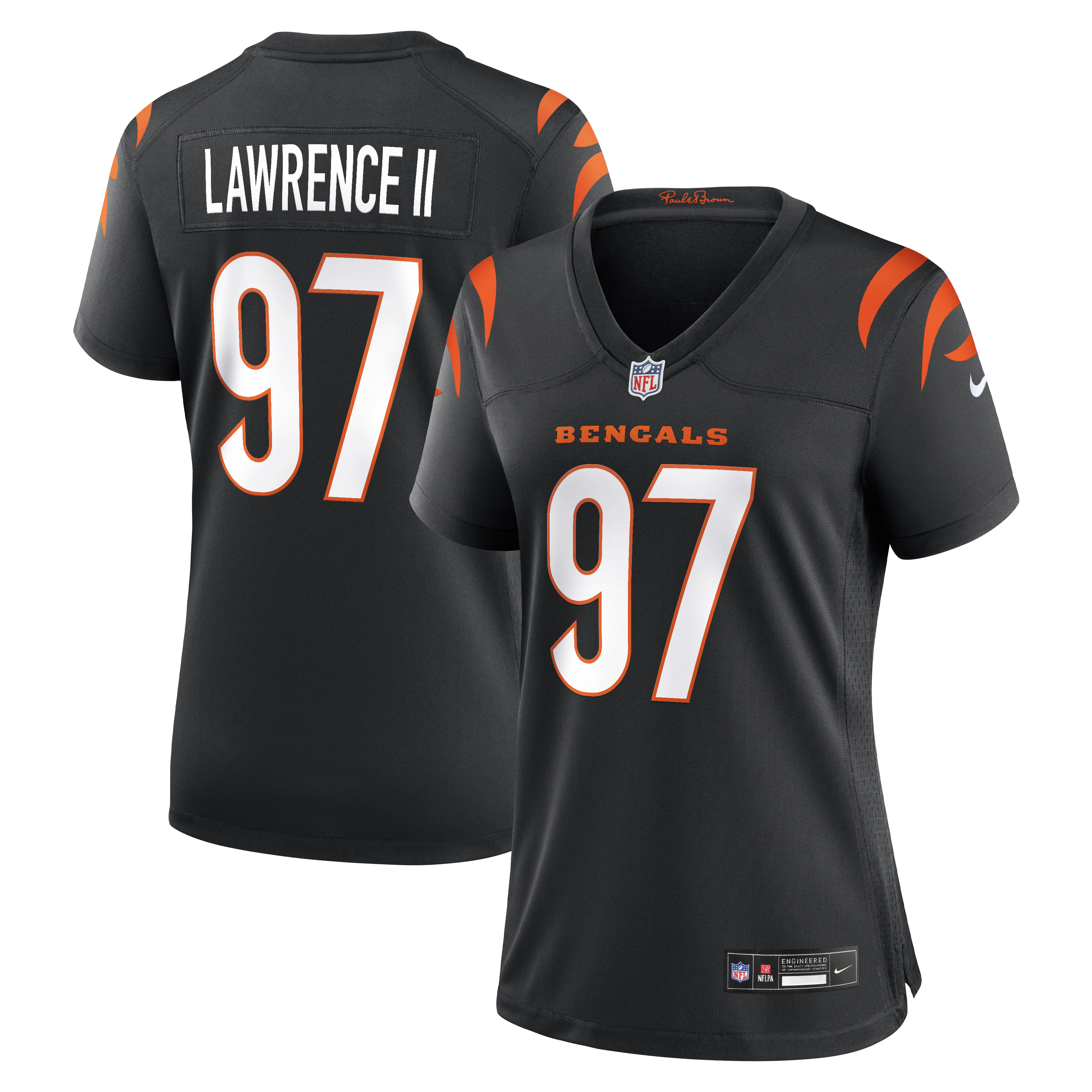 Dexter Lawrence Cincinnati Bengals Game Jersey Black NFL Football Fan Wear