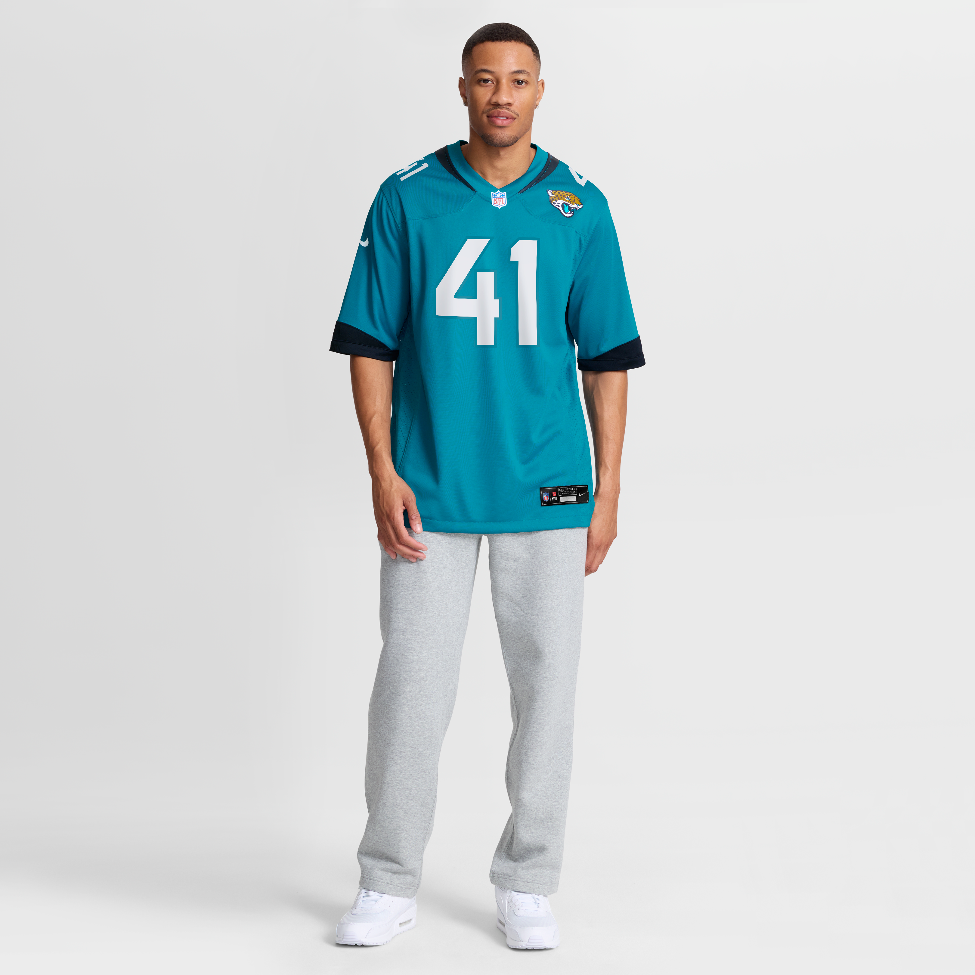 Josh Hines-Allen Jacksonville Jaguars Game Jersey Teal NFL Football Fan Wear Josh Hines-Allen