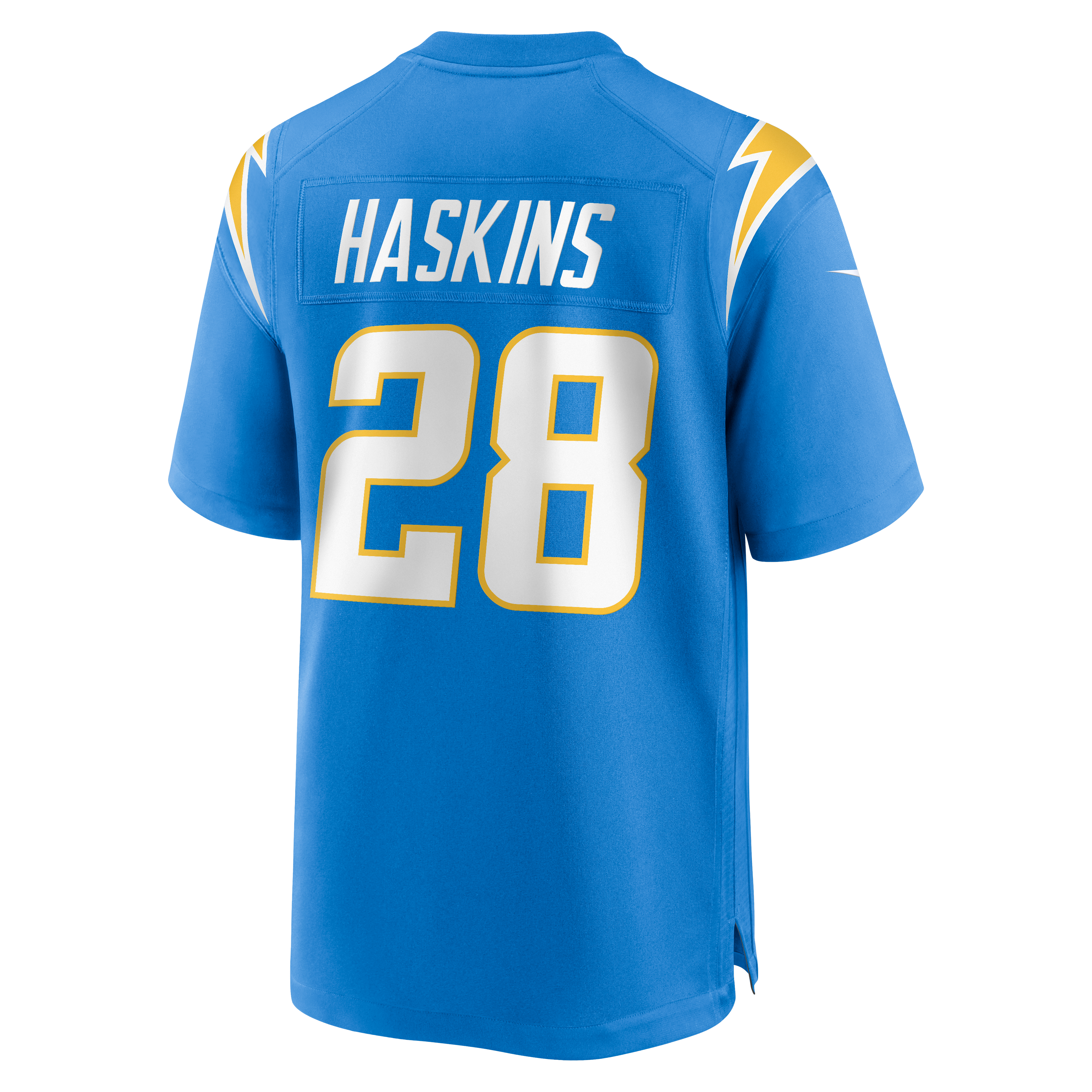 Hassan Haskins Los Angeles Chargers Game Jersey Powder Blue NFL Football Fan Wear