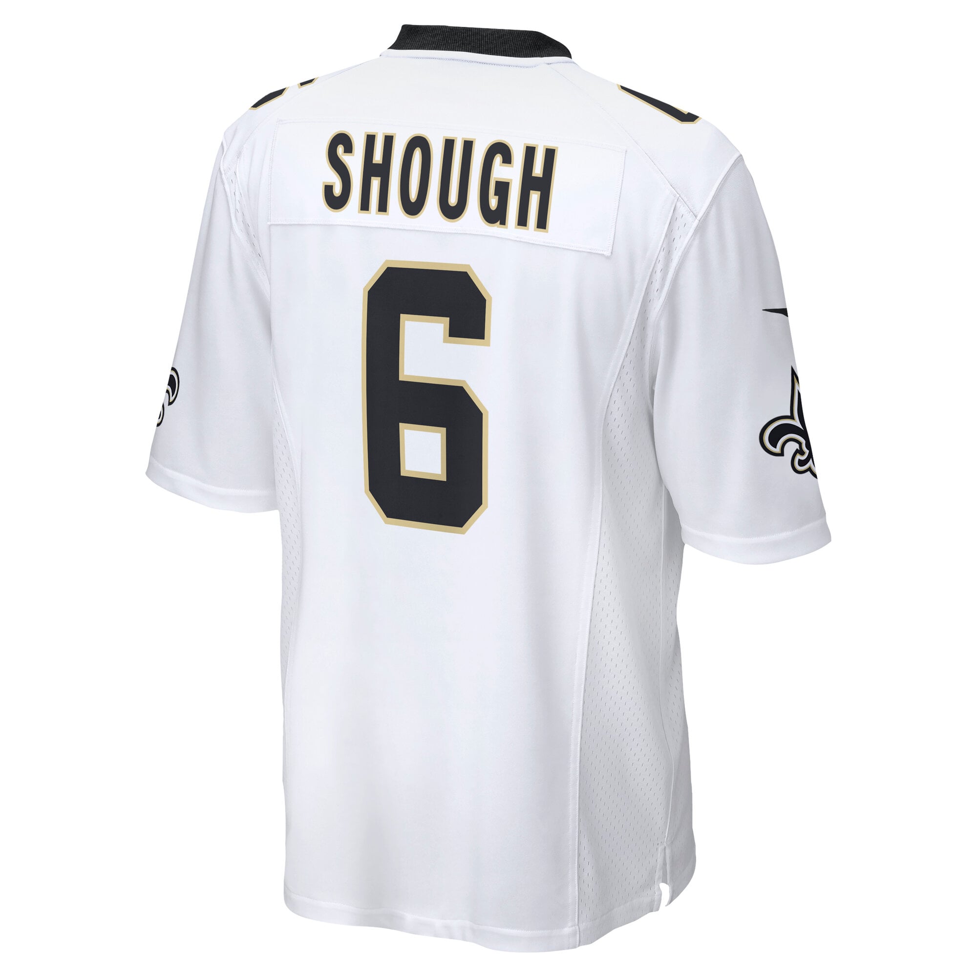Tyler Shough New Orleans Saints Player Jersey White NFL Football Fan Wear