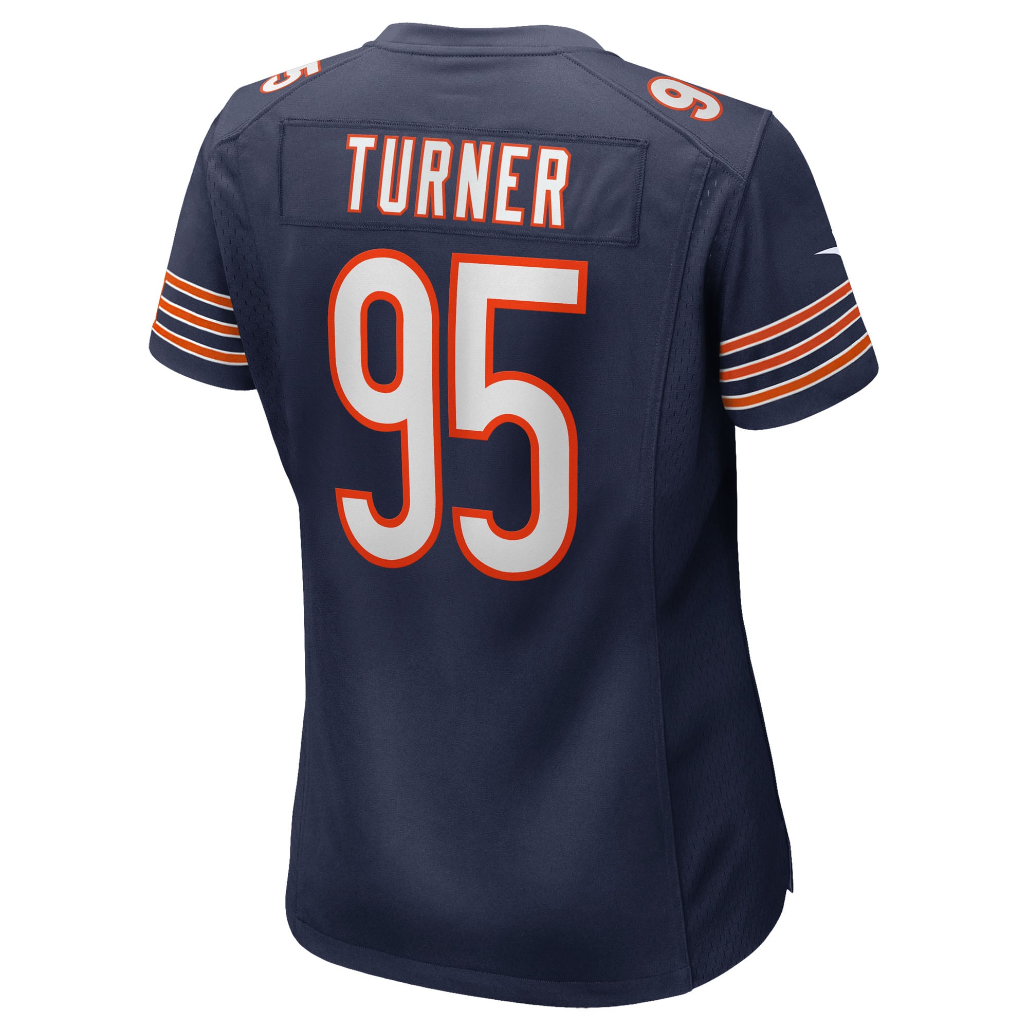 Shemar Turner Chicago Bears Game Jersey Navy NFL Football Fan Wear