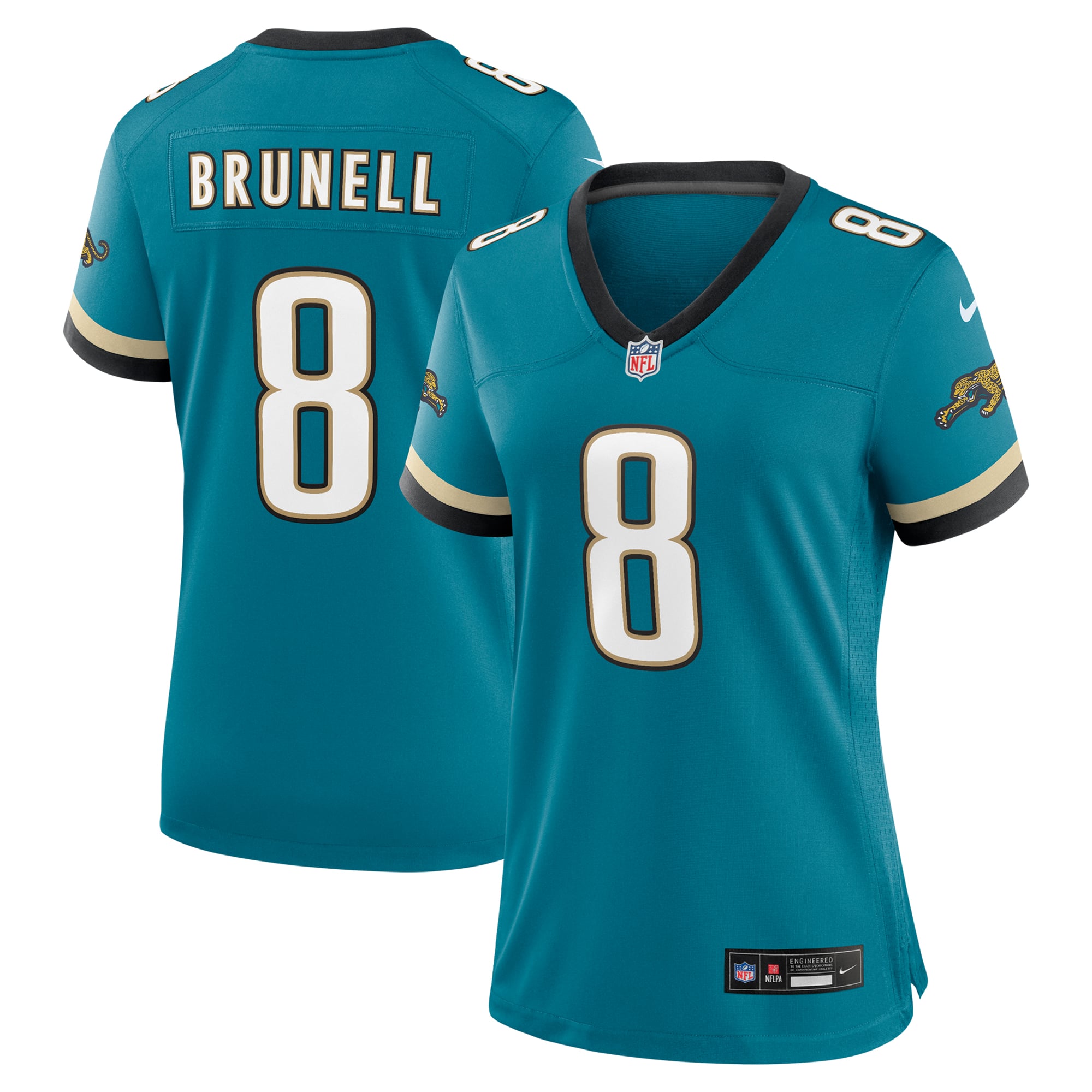 Prowler Retired Mark Jacksonville Jaguars Player Jersey Teal NFL Football Fan Wear
