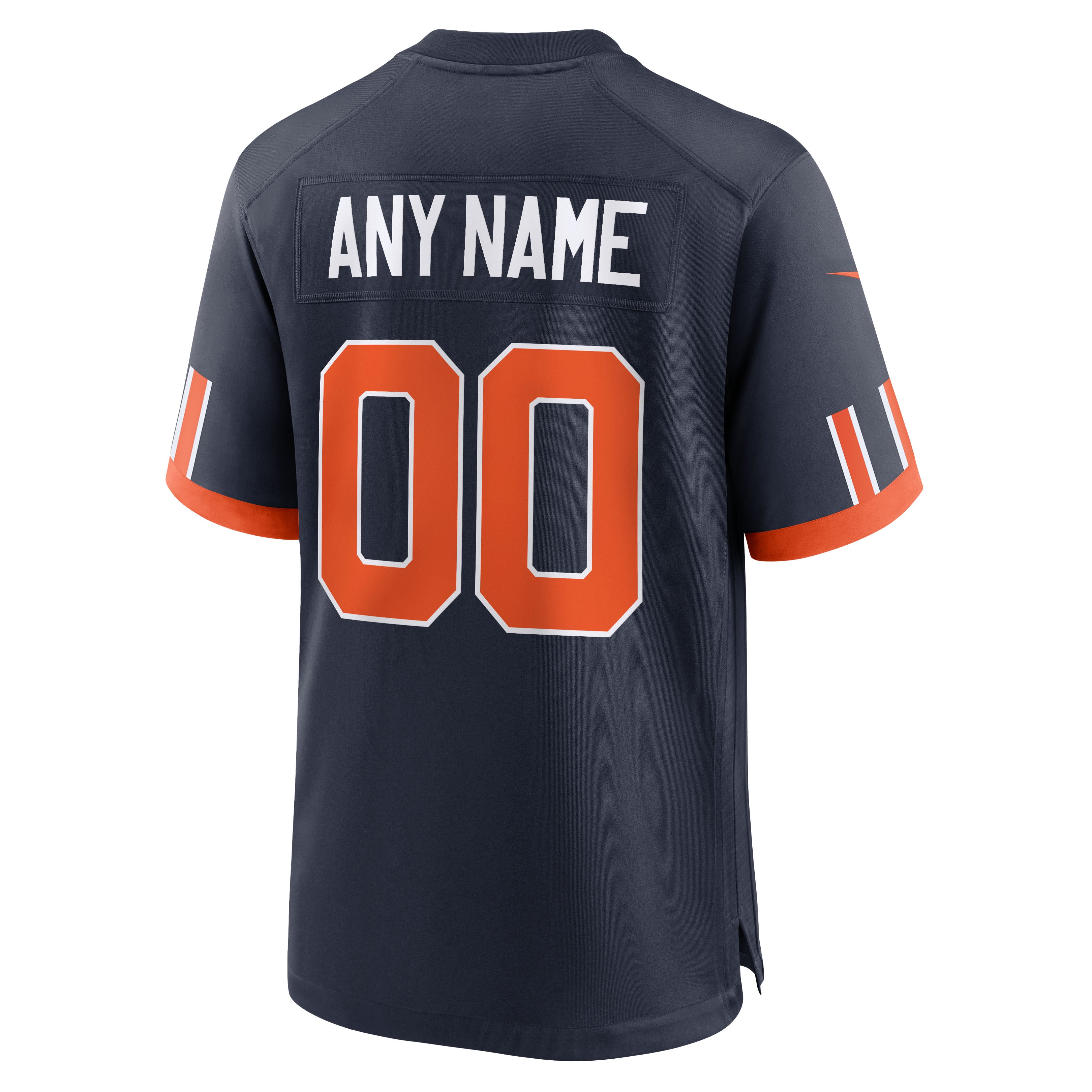 Chicago Bears Custom Jersey Navy NFL Football Fan Wear Custom Number
