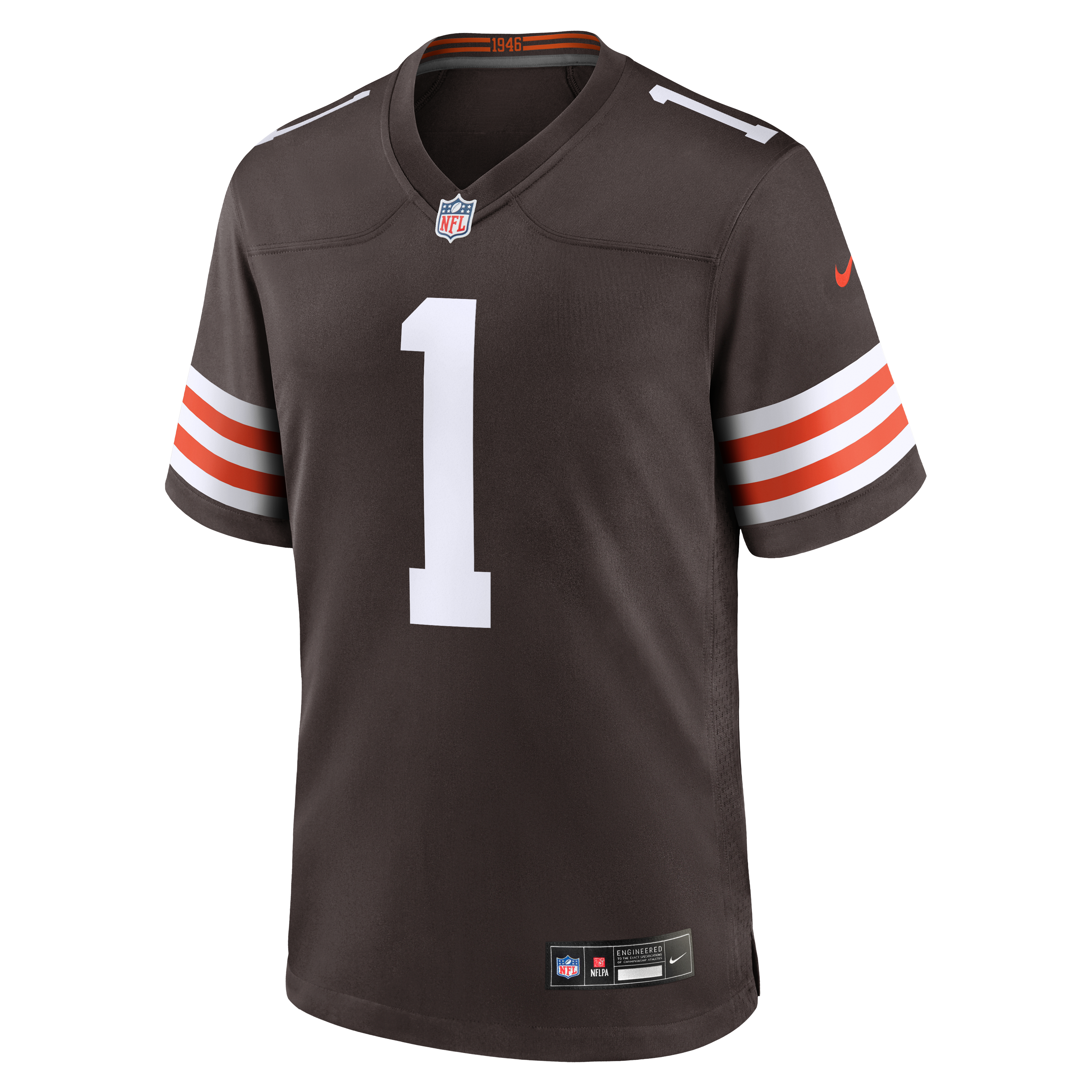 KC Concepcion Jr Cleveland Browns Game Jersey Brown NFL Football Fan Wear KC Concepcion Jr