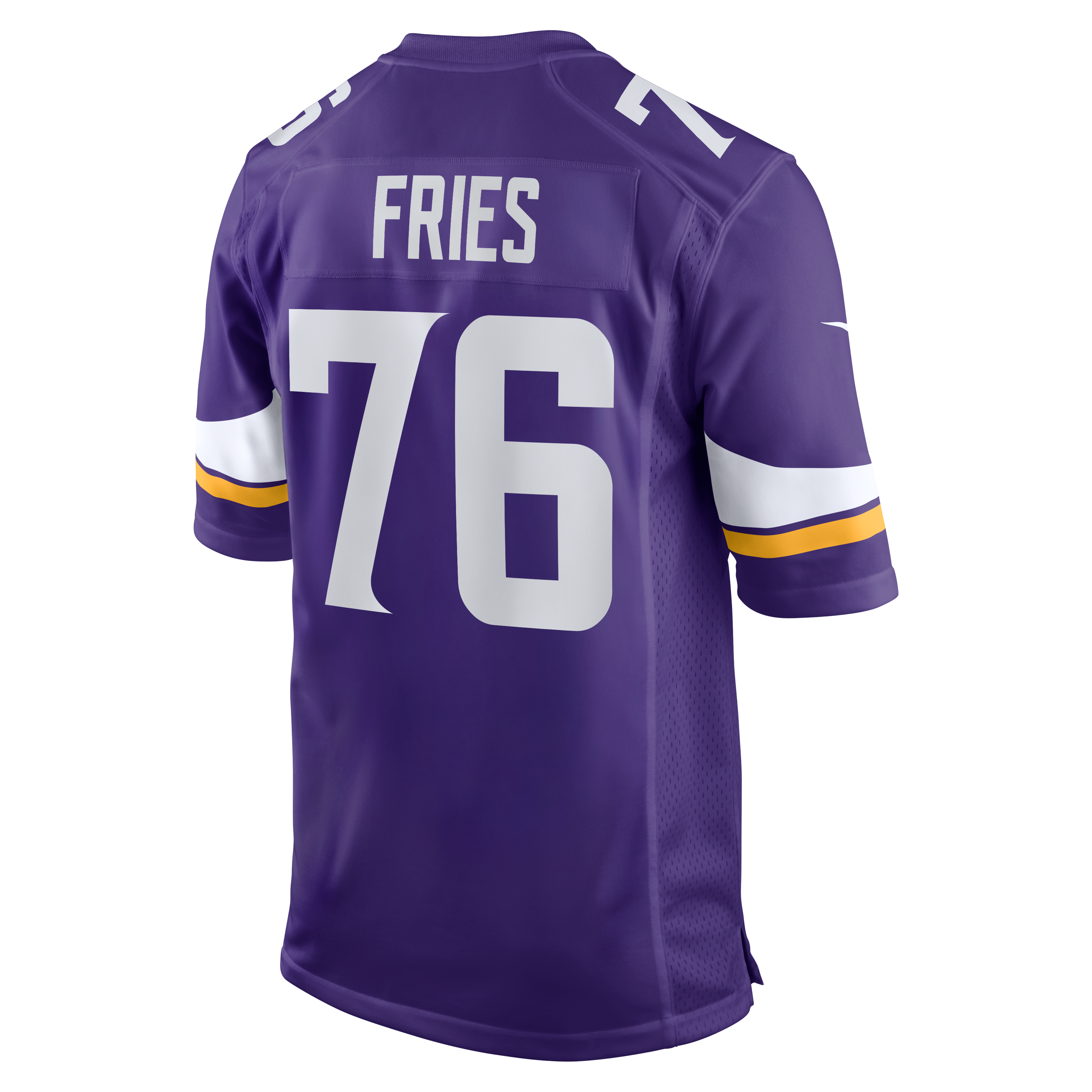 Will Fries Minnesota Vikings Game Jersey Purple NFL Football Fan Wear Will Fries
