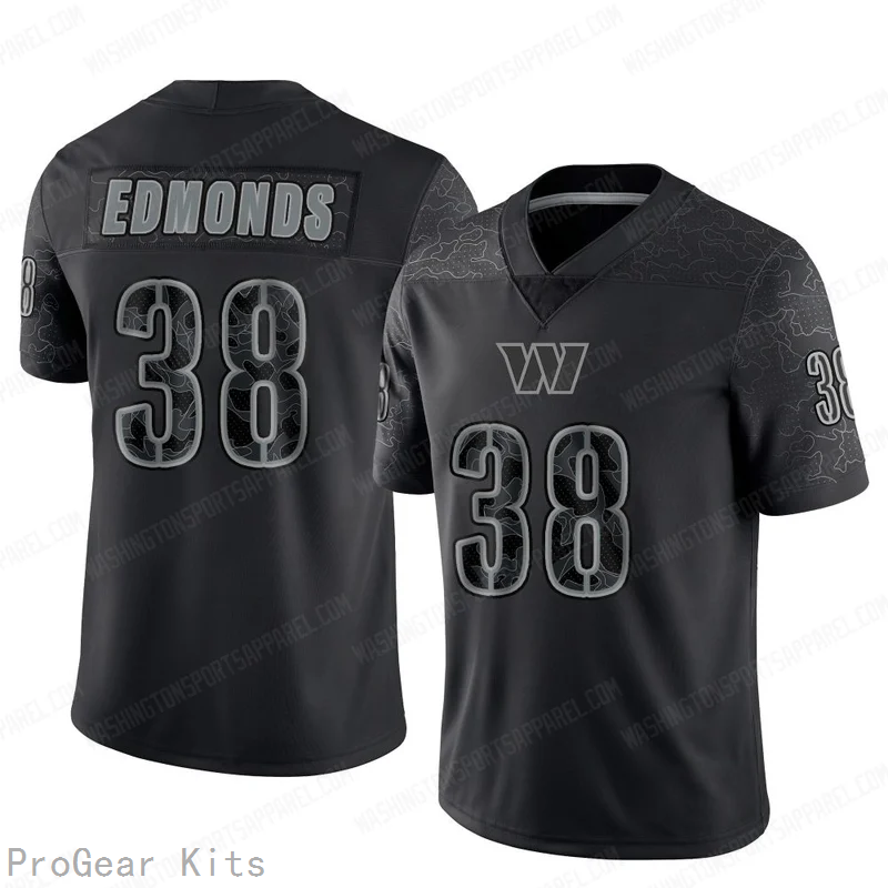 Chase Edmonds Washington Commanders Jersey No.38 Reflective NFL Football Fan Wear