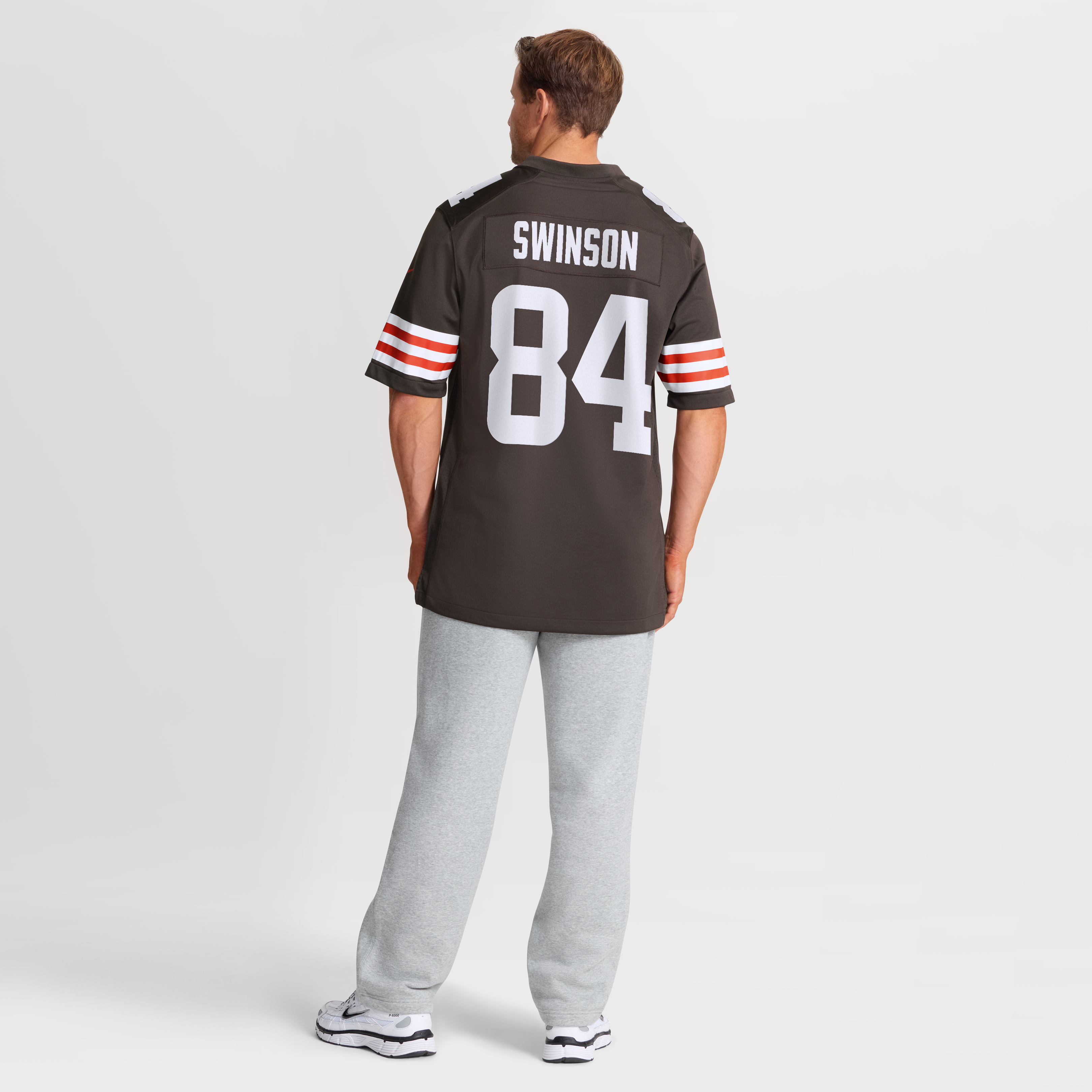 Messiah Swinson Cleveland Browns Game Jersey Brown NFL Football Fan Wear Messiah Swinson