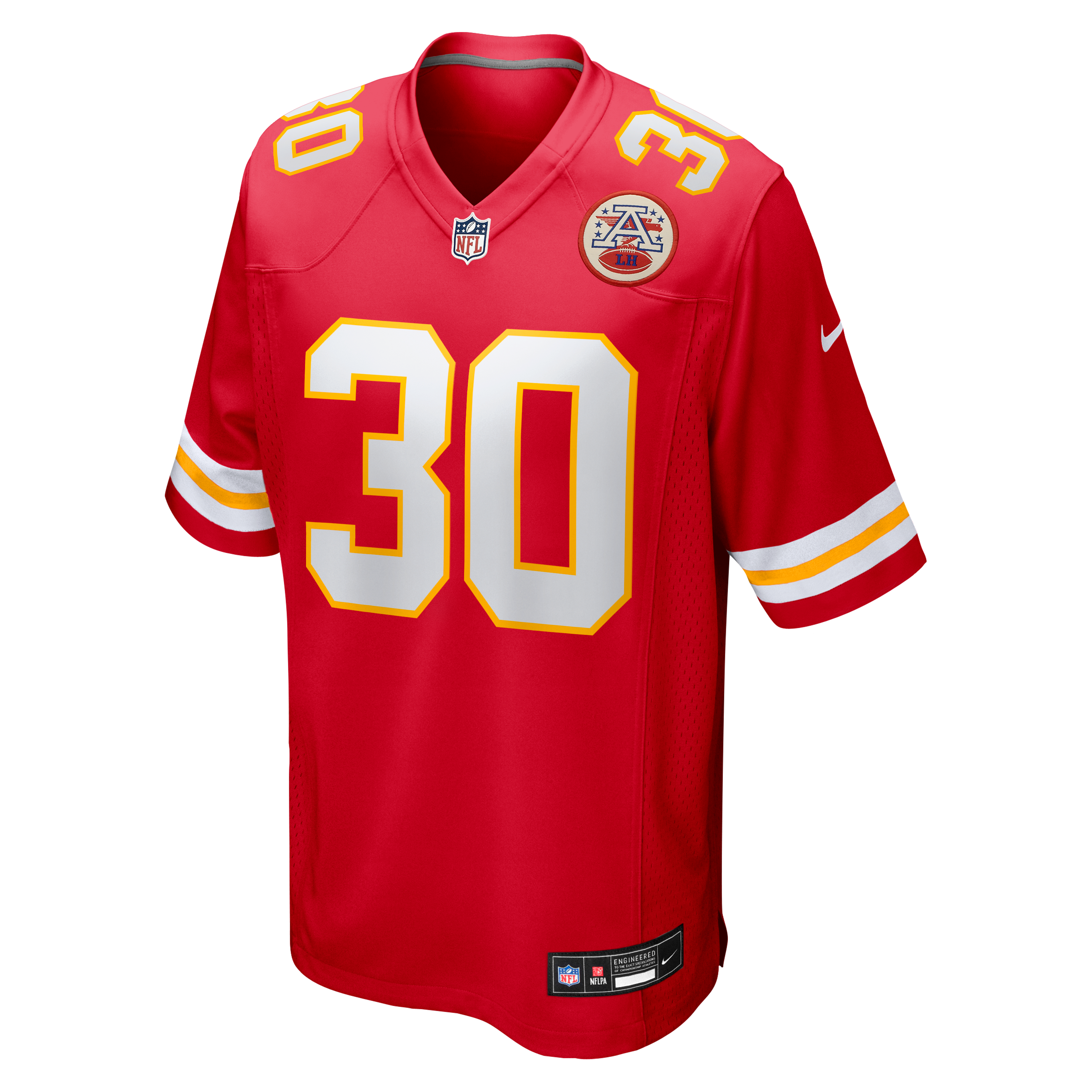 Chris Roland-Wallace Kansas City Chiefs Game Jersey Red NFL Football Fan Wear Chris Roland-Wallace
