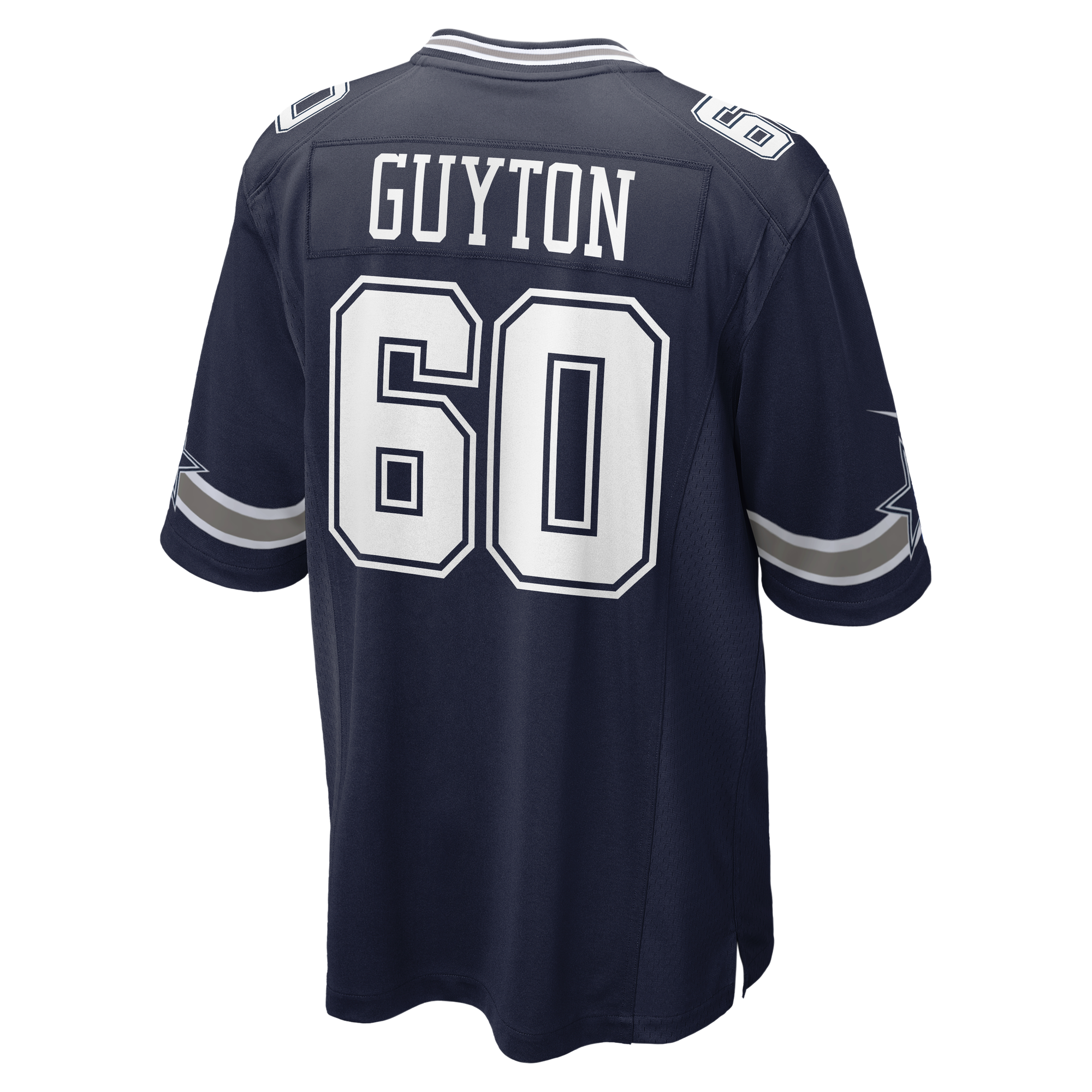 Tyler Guyton Dallas Cowboys Game Jersey Navy NFL Football Fan Wear
