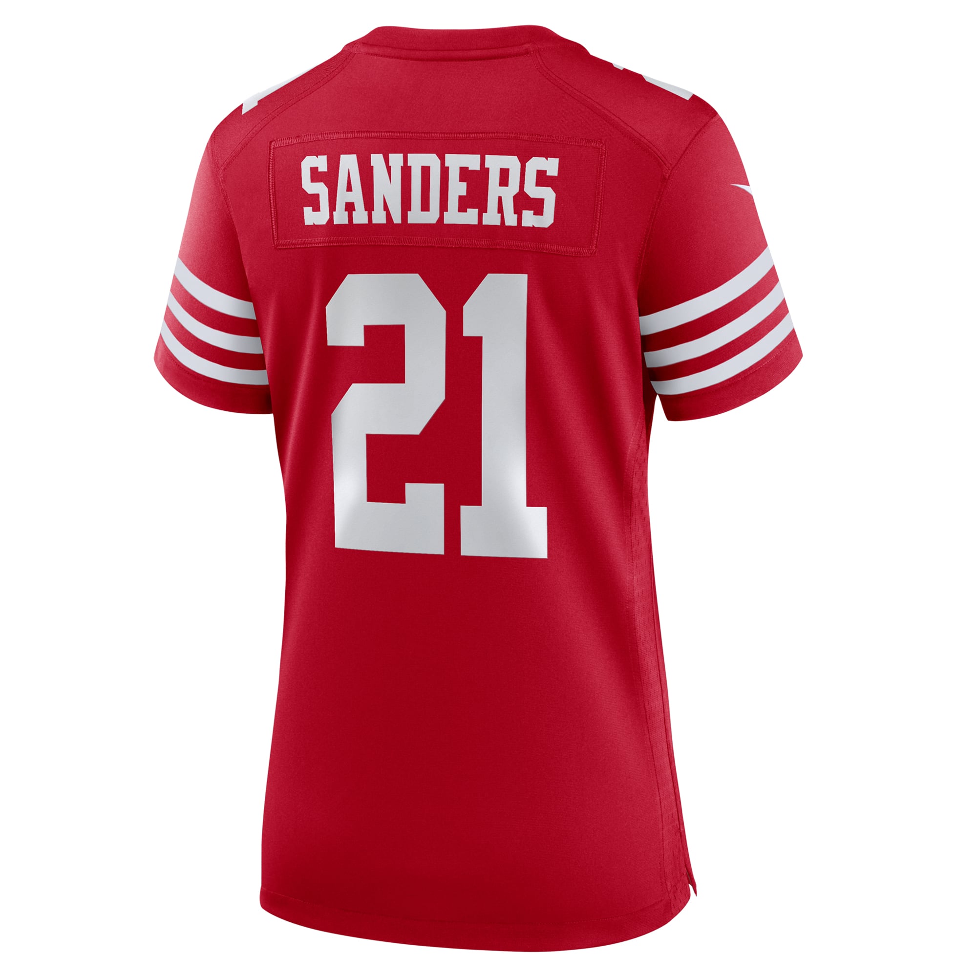 Deion Sanders Retired San Francisco 49ers Game Jersey Scarlet NFL Football Fan Wear