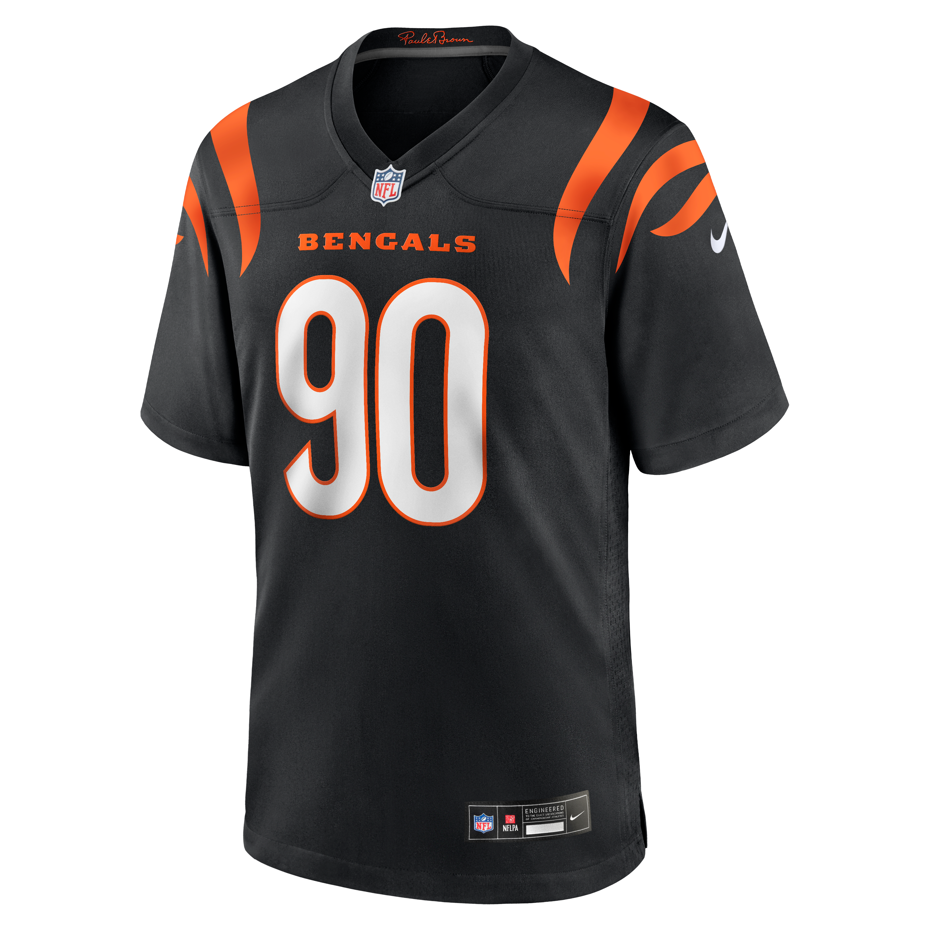 Owen Carney Cincinnati Bengals Player Jersey Black NFL Football Fan Wear