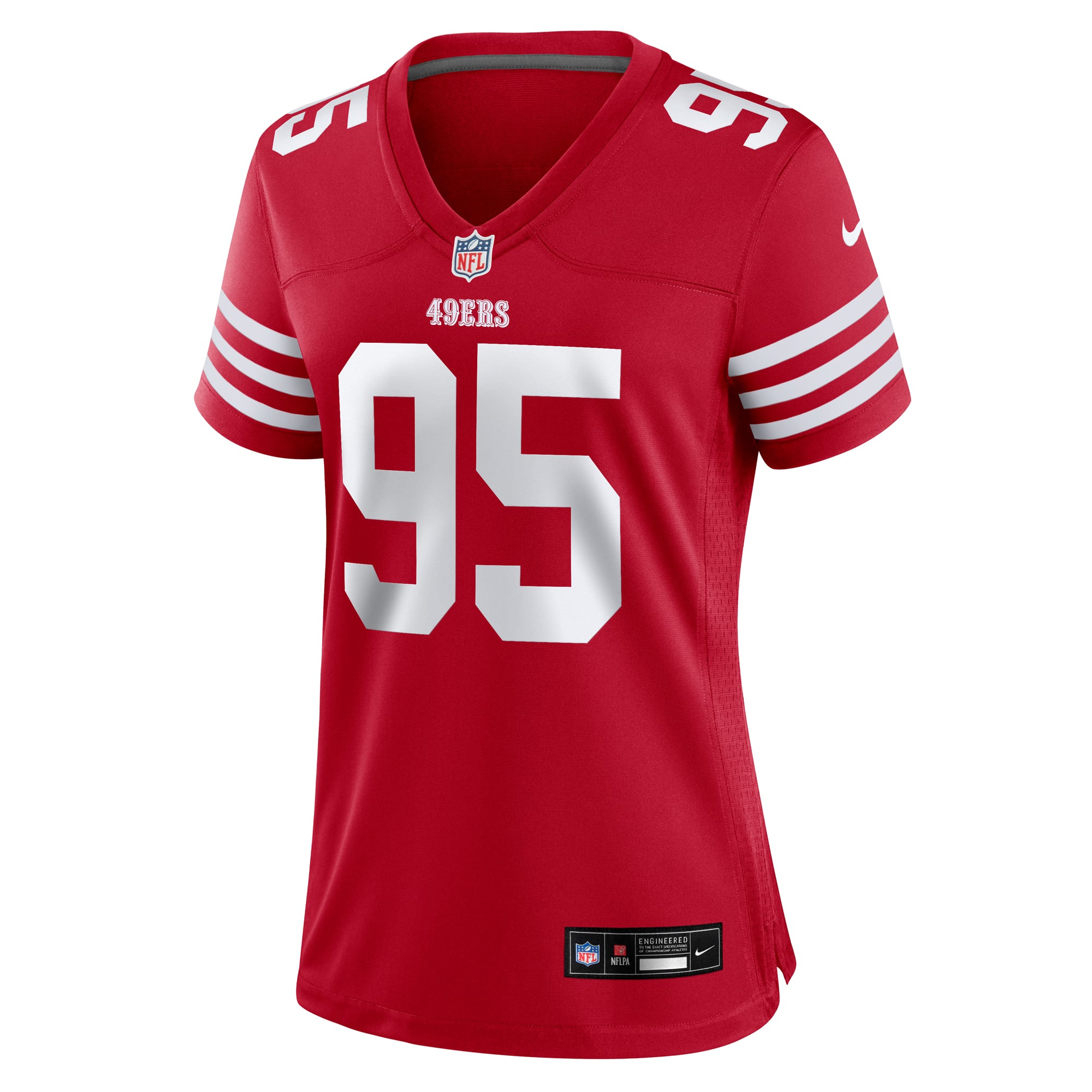 Alfred Collins San Francisco 49ers Game Jersey Scarlet NFL Football Fan Wear Alfred Collins