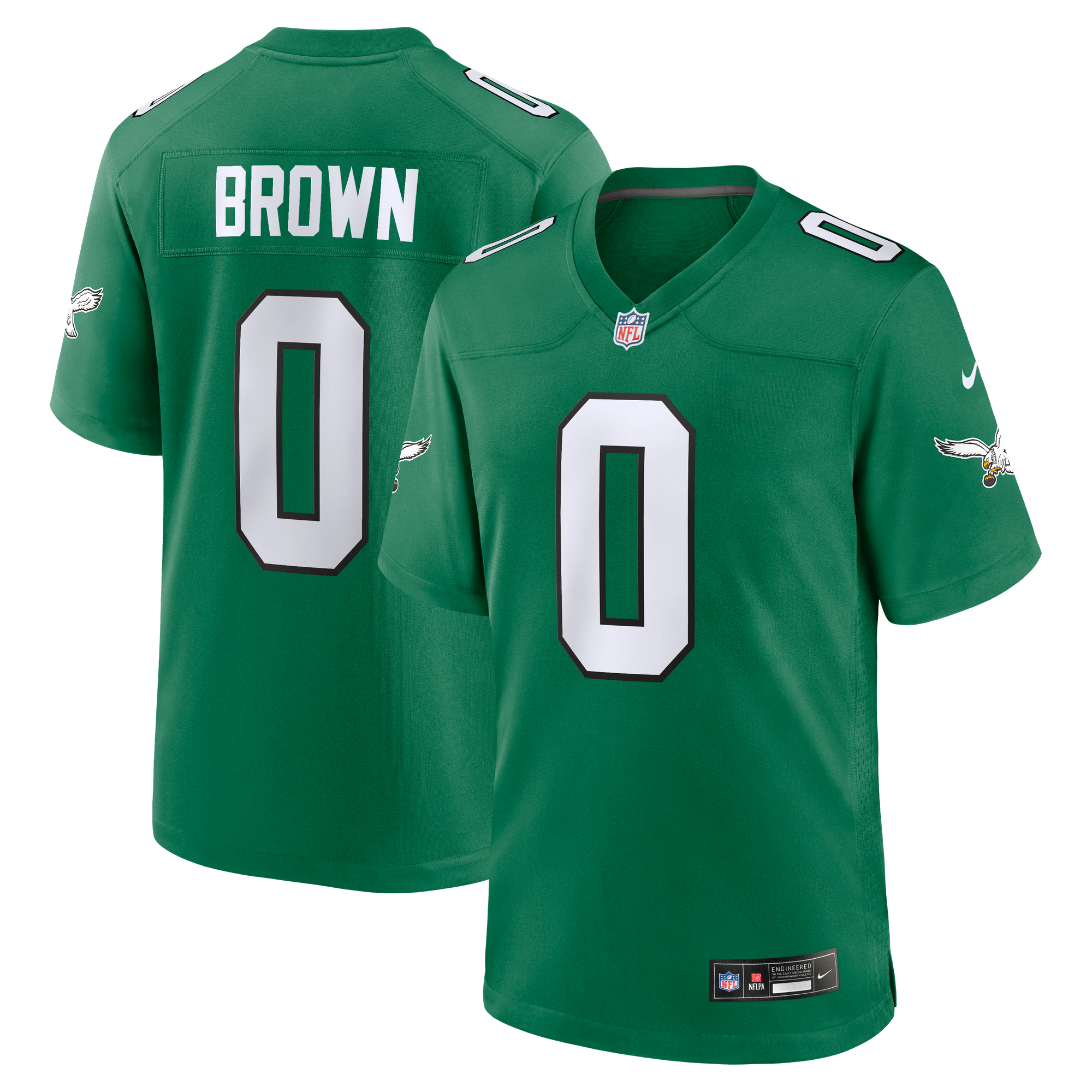Marquise Brown Philadelphia Eagles Game Jersey Brown NFL Football Fan Wear
