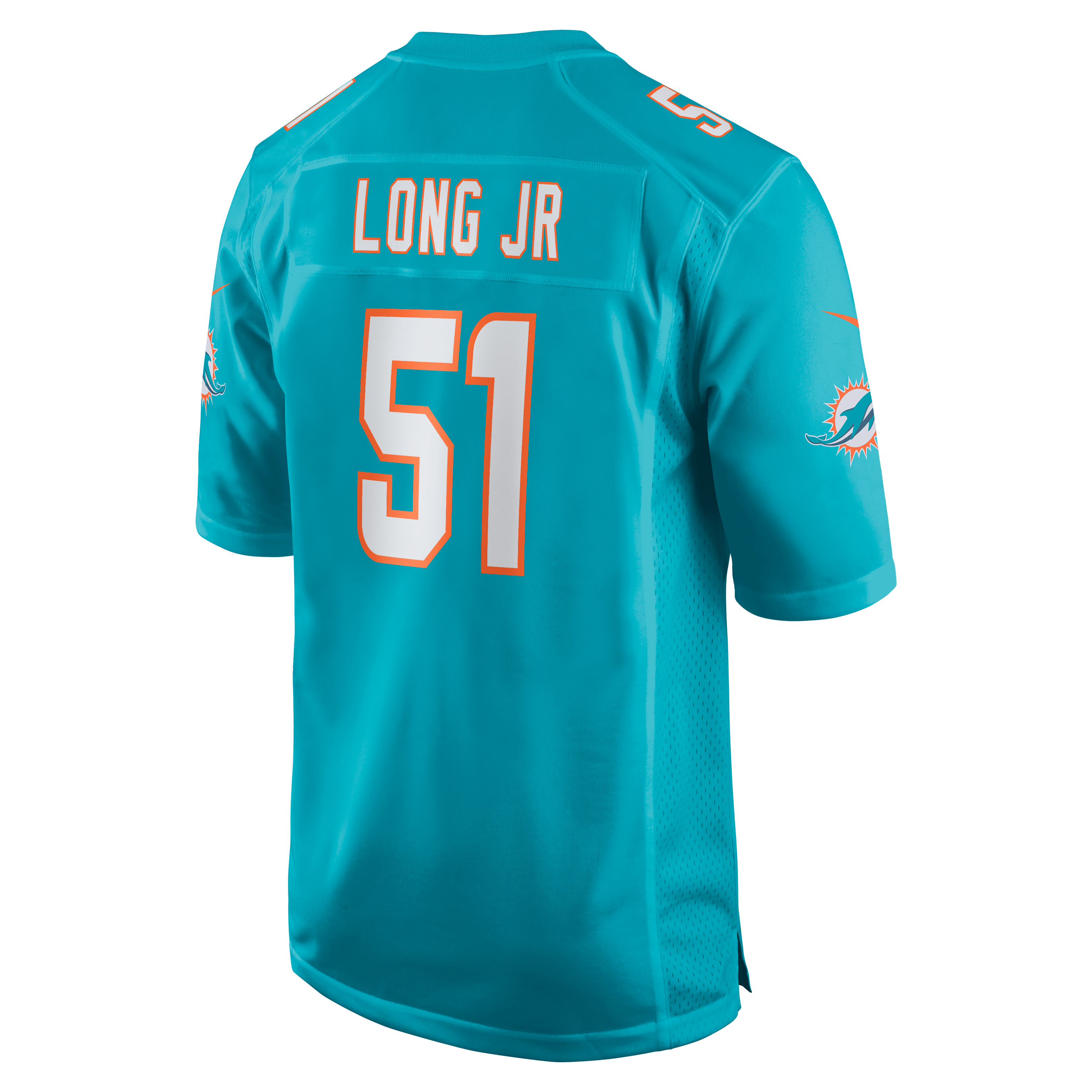 David Jr Miami Dolphins Game Jersey Aqua NFL Football Fan Wear David Jr
