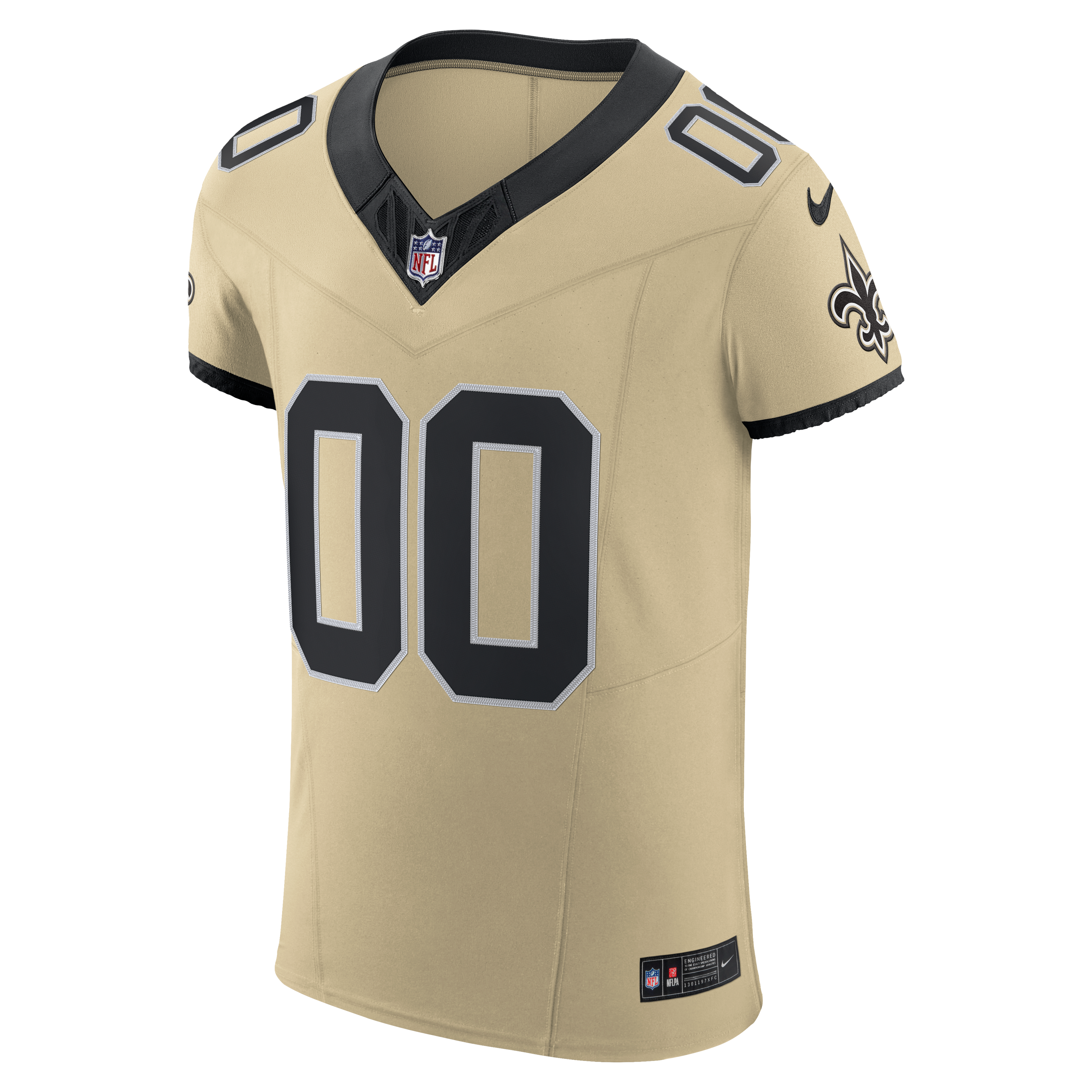 New Orleans Saints Alternate Jersey Gold NFL Football Fan Wear Custom Number