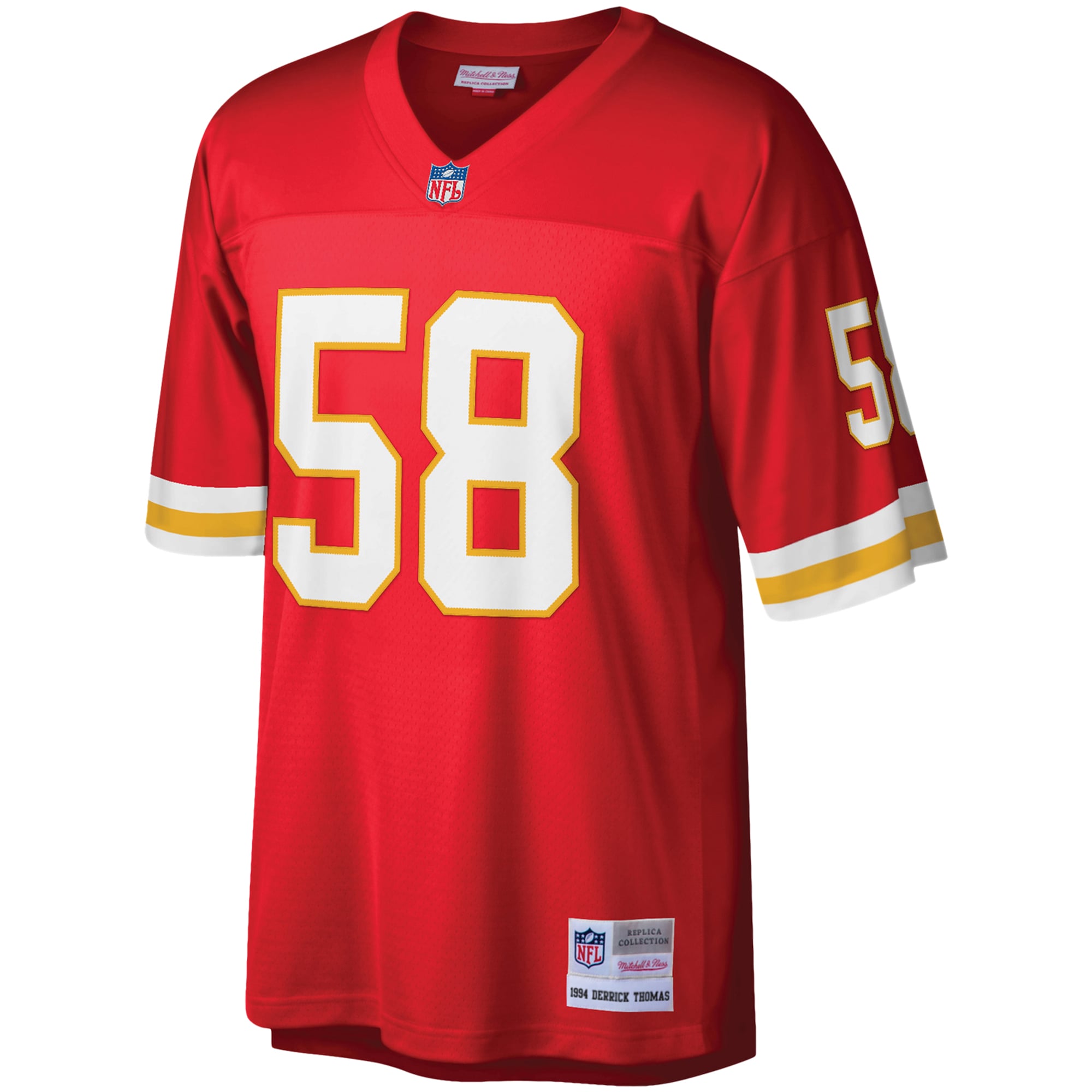 Derrick Thomas Kansas City Chiefs Replica Jersey Red NFL Football Fan Wear