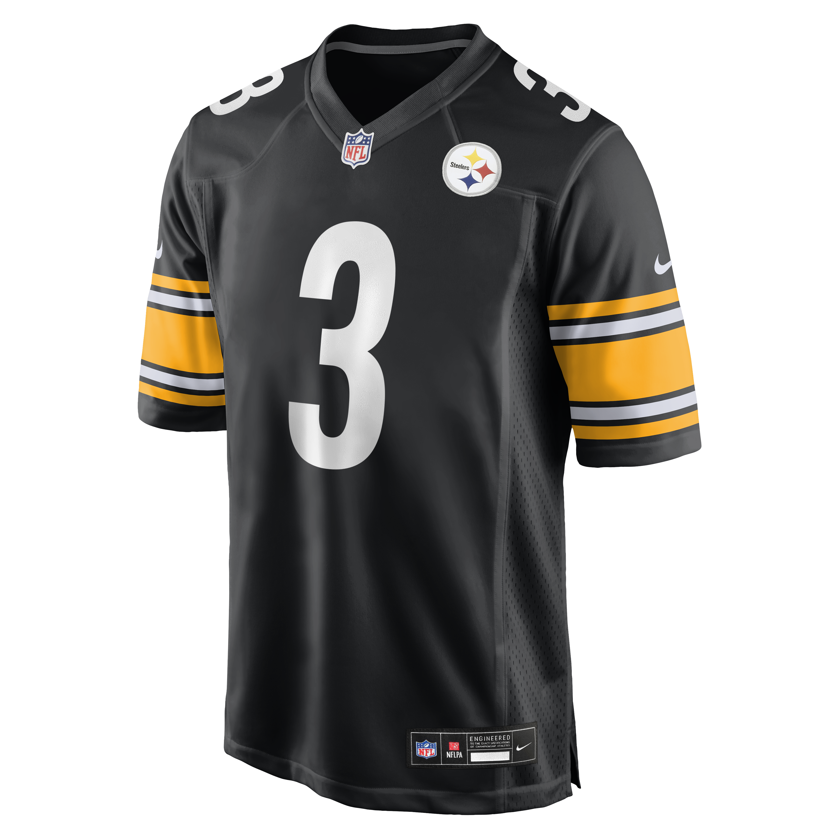 Jaquan Brisker Pittsburgh Steelers Game Jersey Black NFL Football Fan Wear