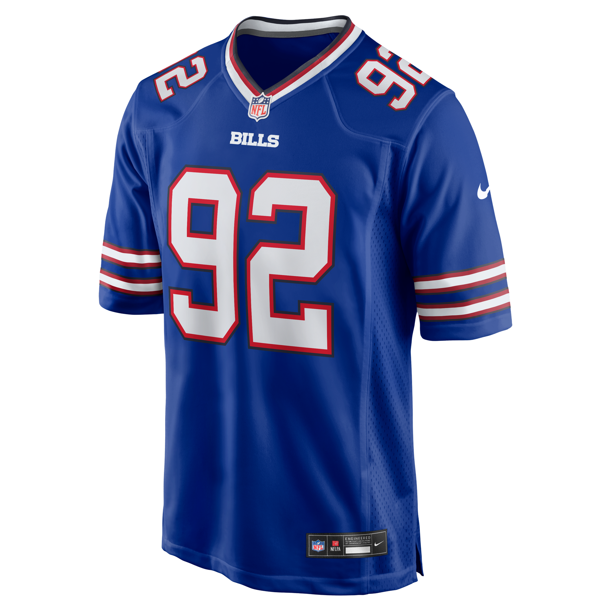 DaQuan Jones Buffalo Bills Player Jersey Royal NFL Football Fan Wear