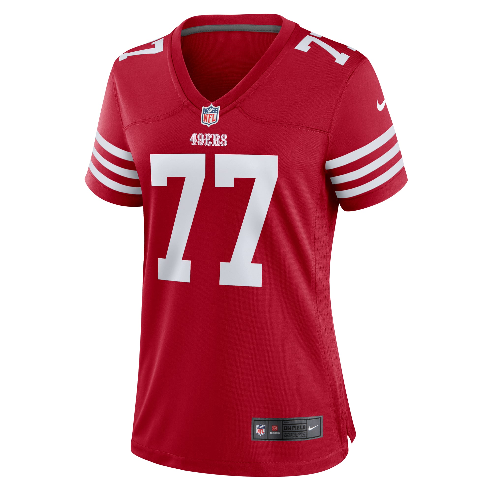 Dominick Puni San Francisco 49ers Game Jersey Scarlet NFL Football Fan Wear