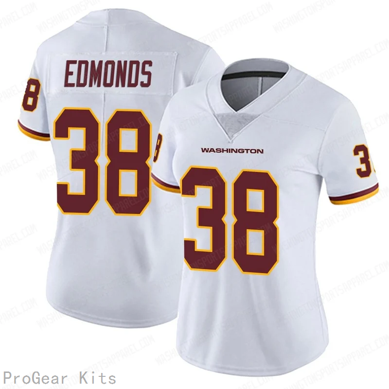 Chase Edmonds Washington Commanders Jersey No.38 White NFL Football Fan Wear Chase Edmonds