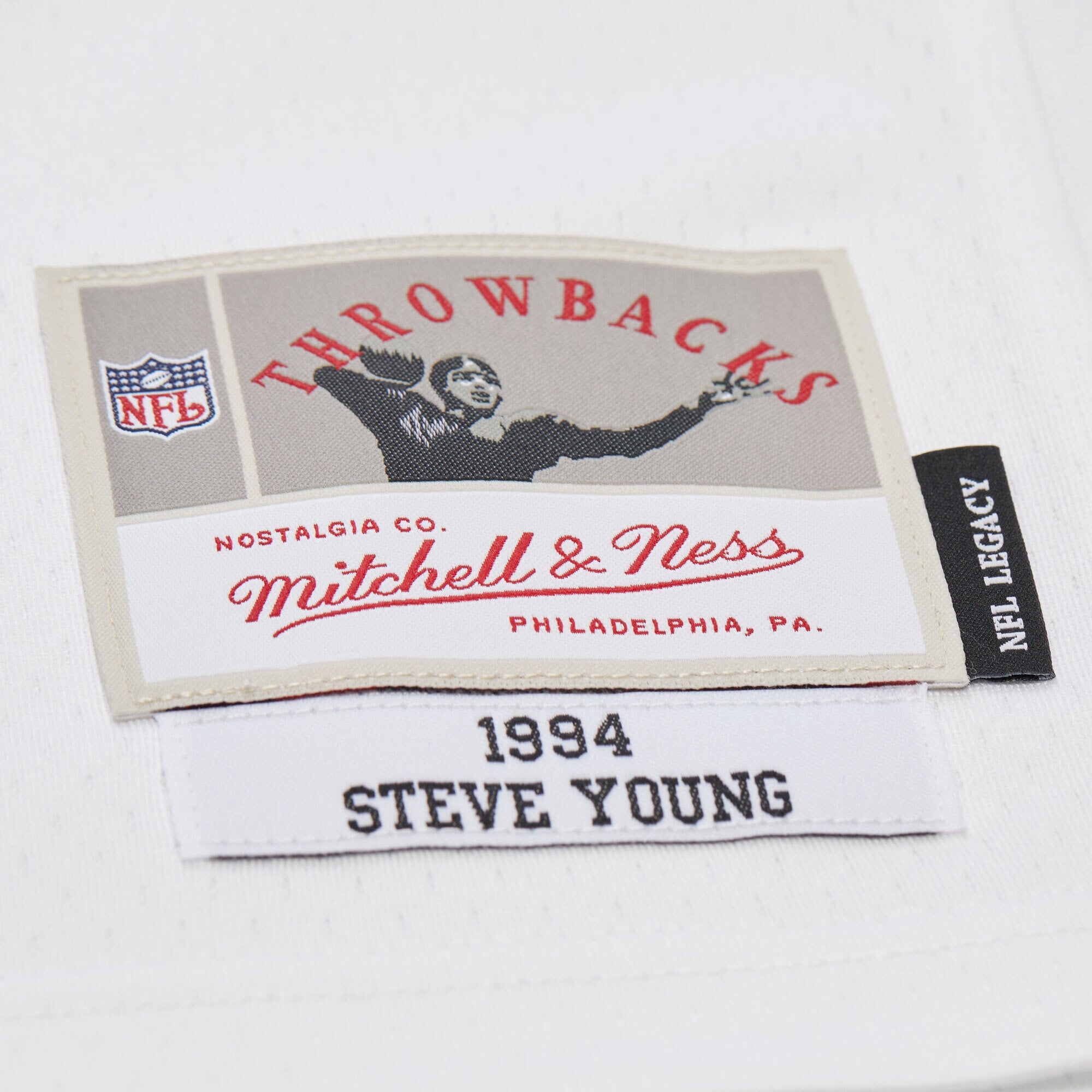 Steve Young Mitchell San Francisco 49ers Player Jersey White NFL Football Fan Wear