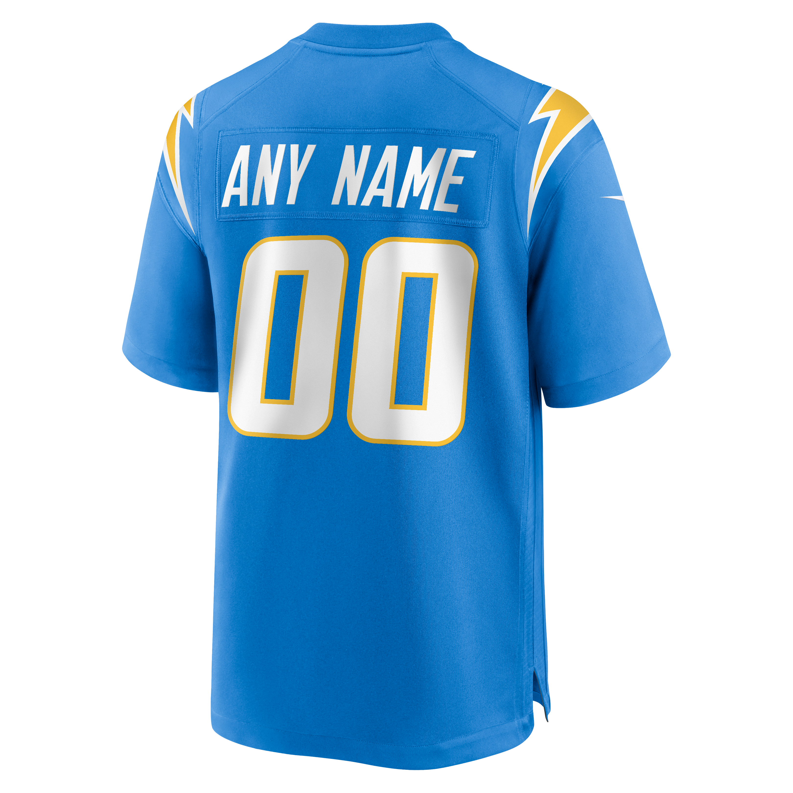 Los Angeles Chargers Game Jersey White NFL Football Fan Wear Custom Number