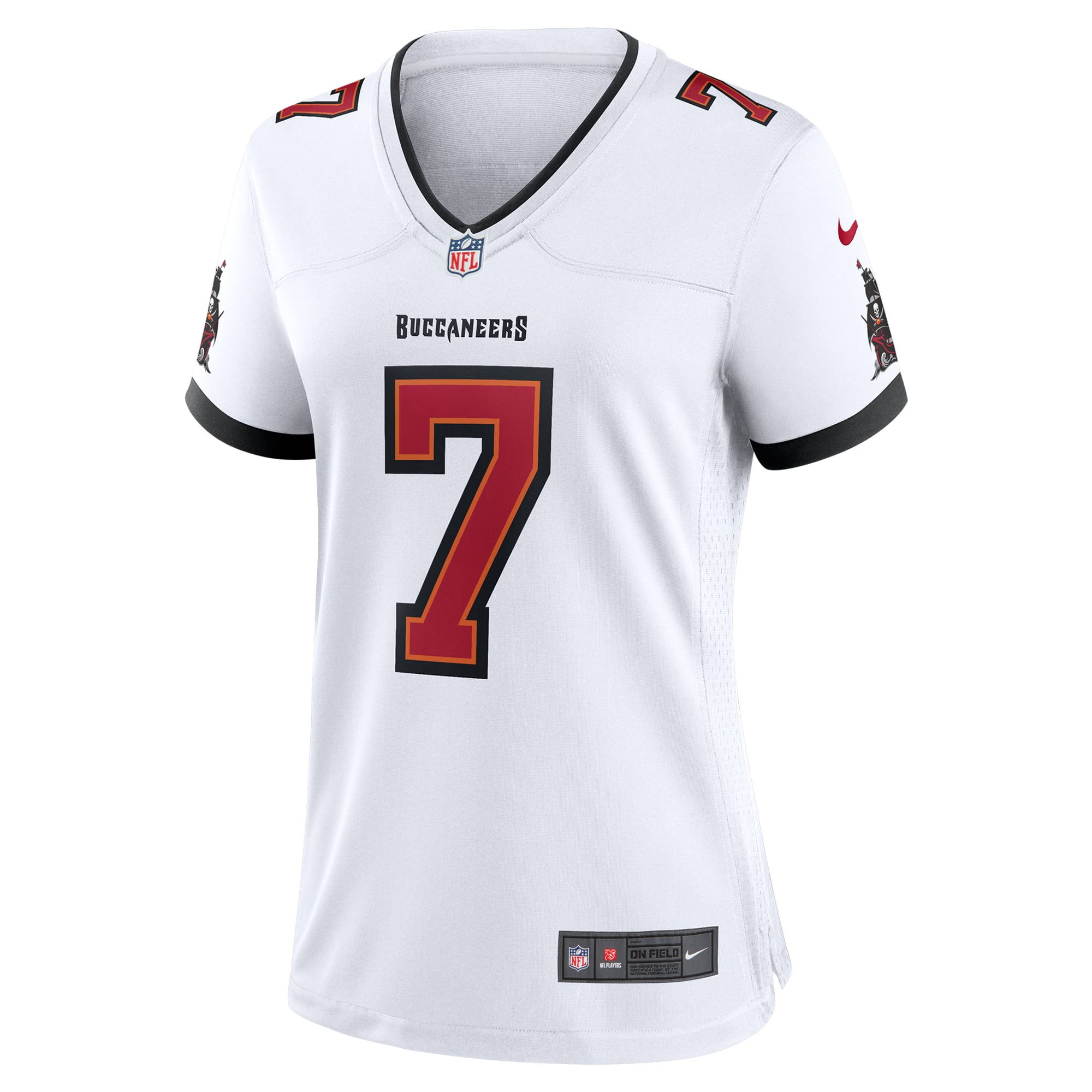 Bucky Irving Tampa Bay Buccaneers Game Jersey White NFL Football Fan Wear Bucky Irving