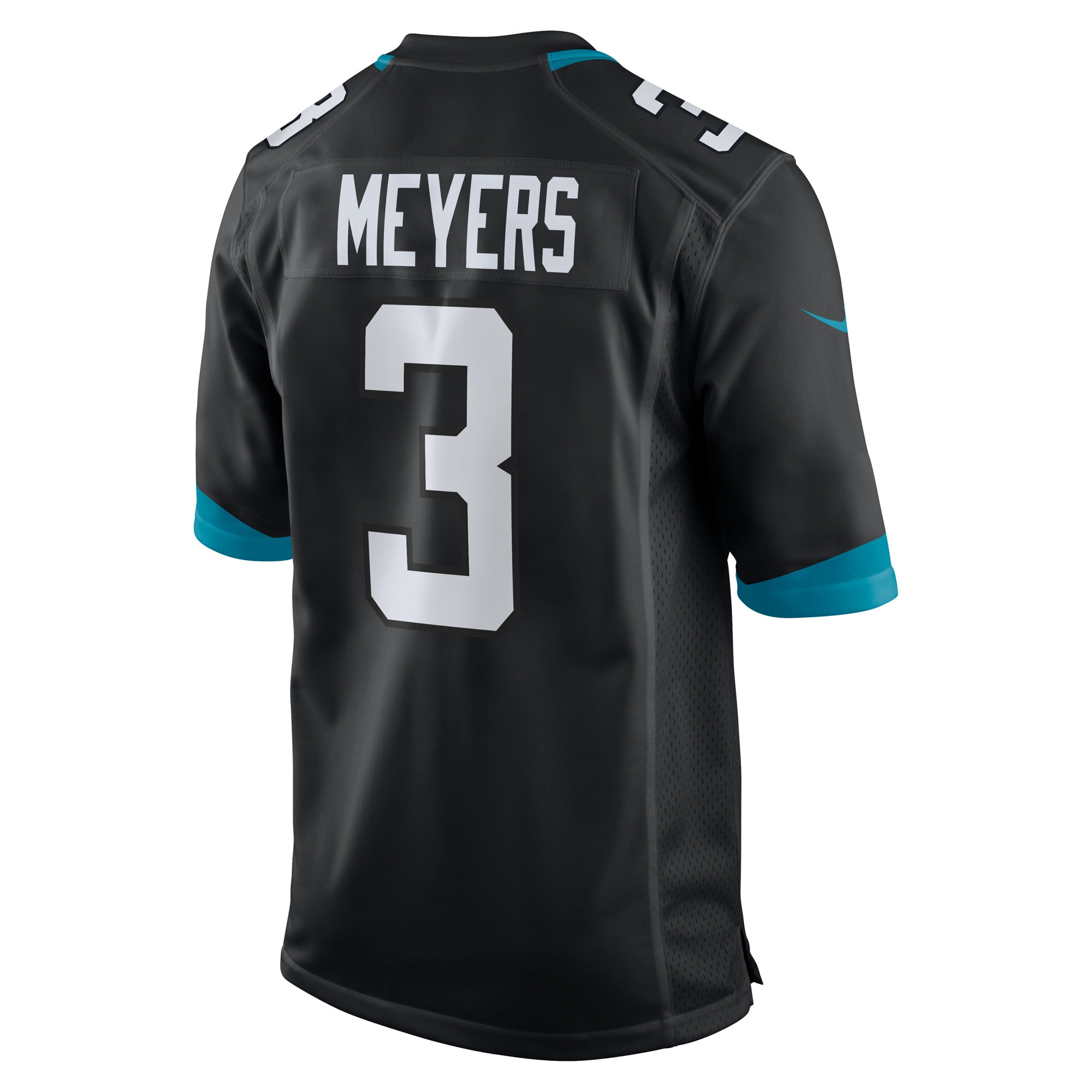 Jakobi Meyers Jacksonville Jaguars Game Jersey Black NFL Football Fan Wear Jakobi Meyers