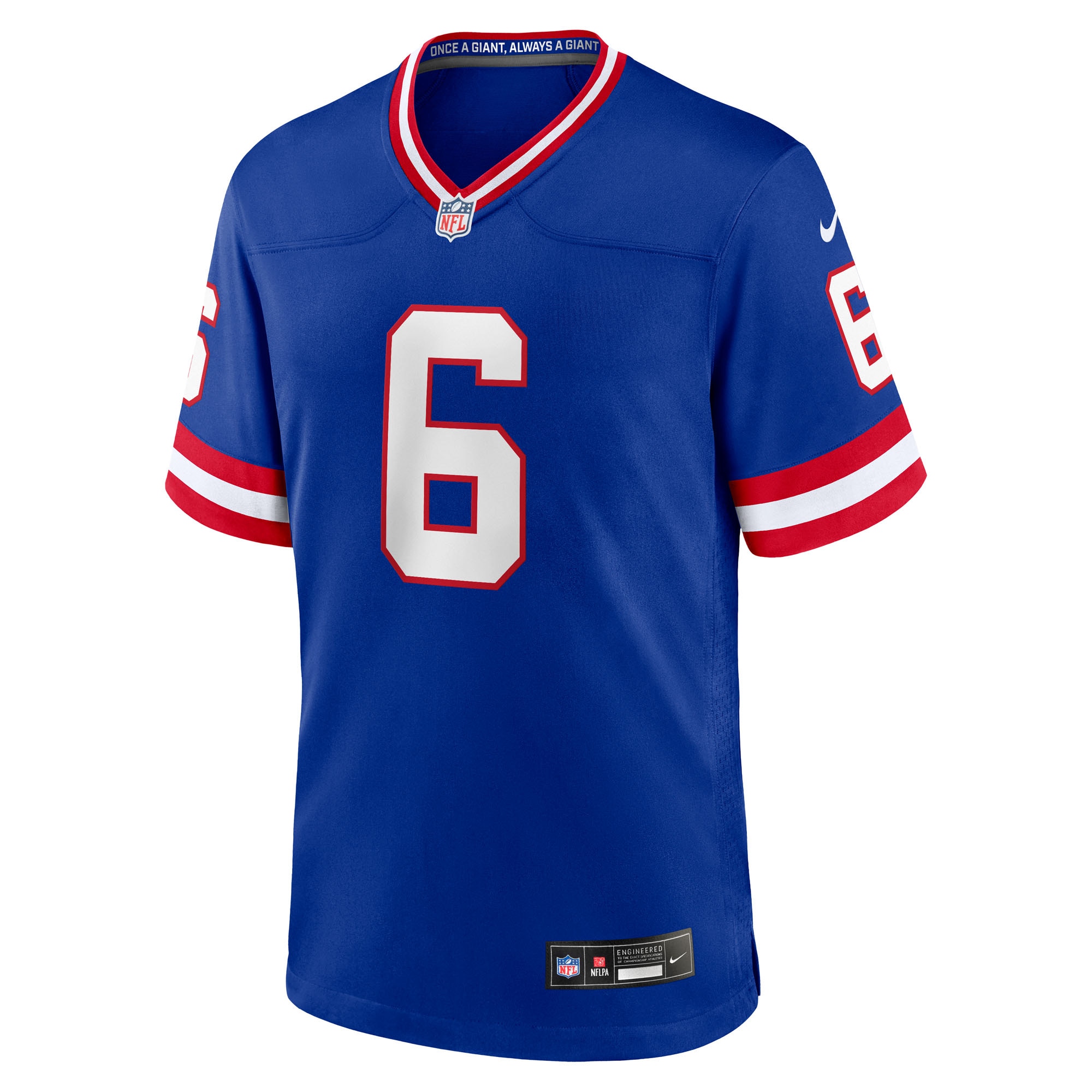 Jaxson Dart New York Giants Game Jersey Royal NFL Football Fan Wear Jaxson Dart