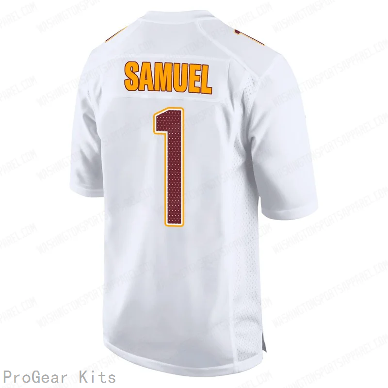 Deebo Samuel Tundra Washington Commanders Game Jersey No.1 White NFL Football Fan Wear