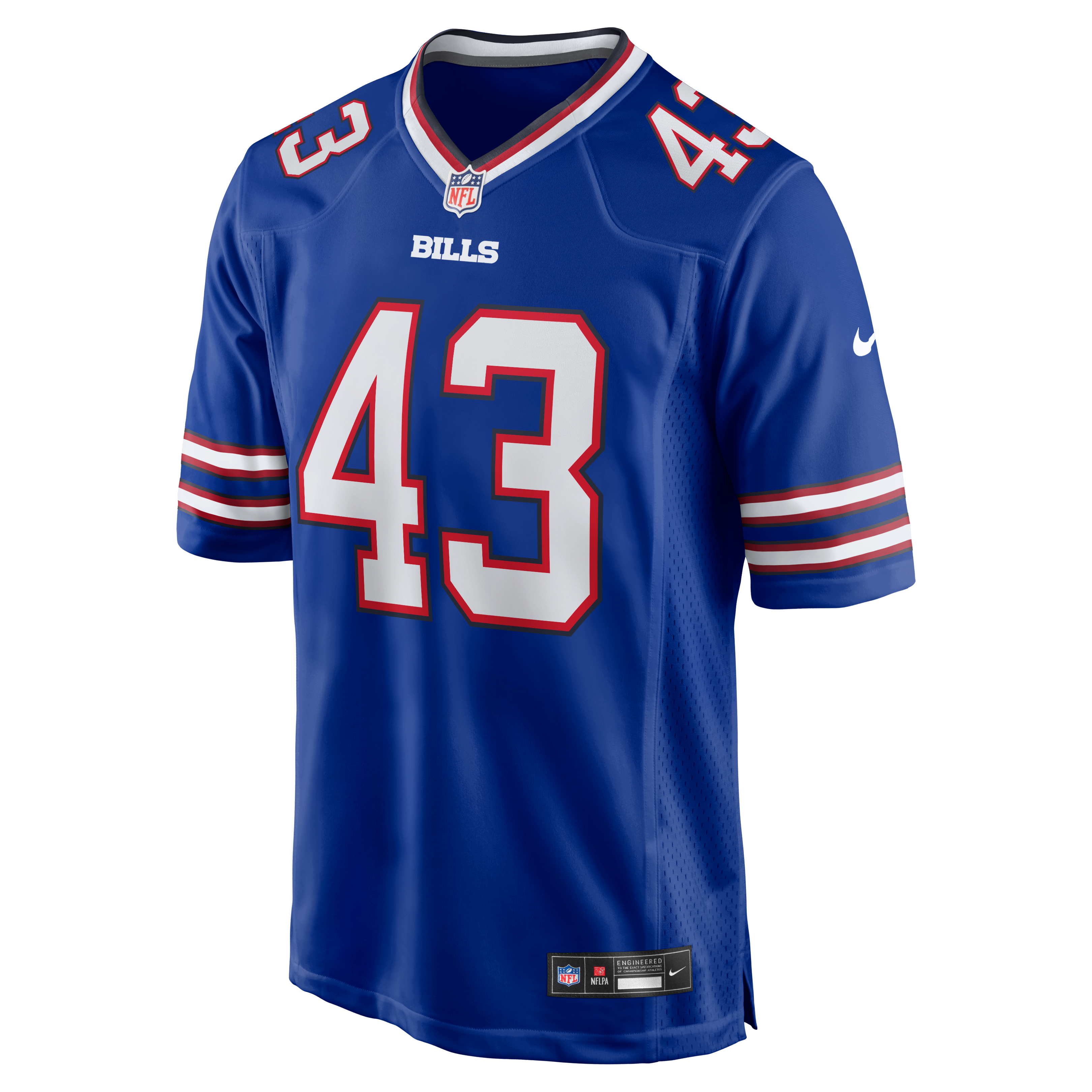 Dorian Strong Buffalo Bills Game Jersey Royal NFL Football Fan Wear Dorian Strong