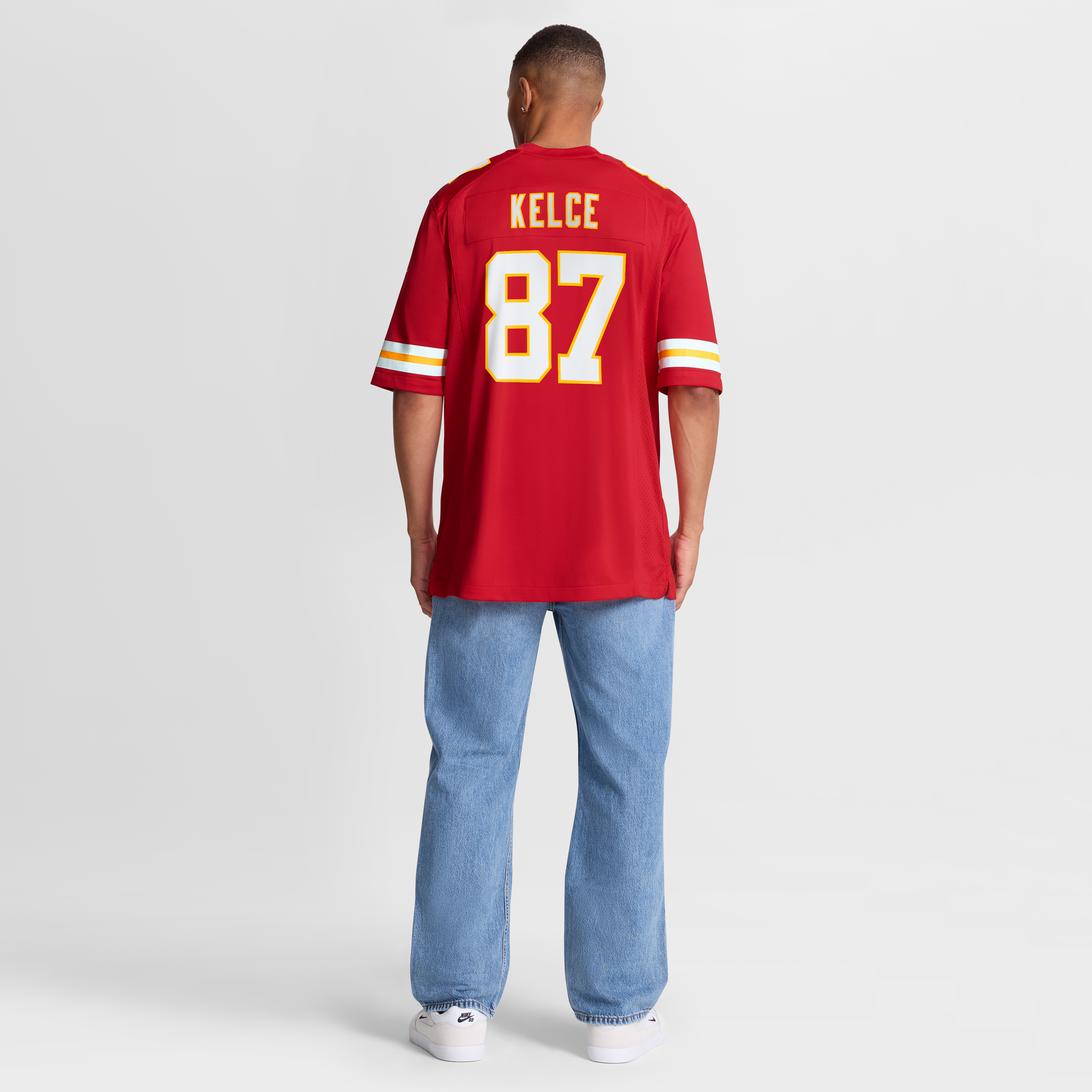Travis Kelce Performance Kansas City Chiefs Player Jersey No.87 Red NFL Football Fan Wear Travis Kelce Performance