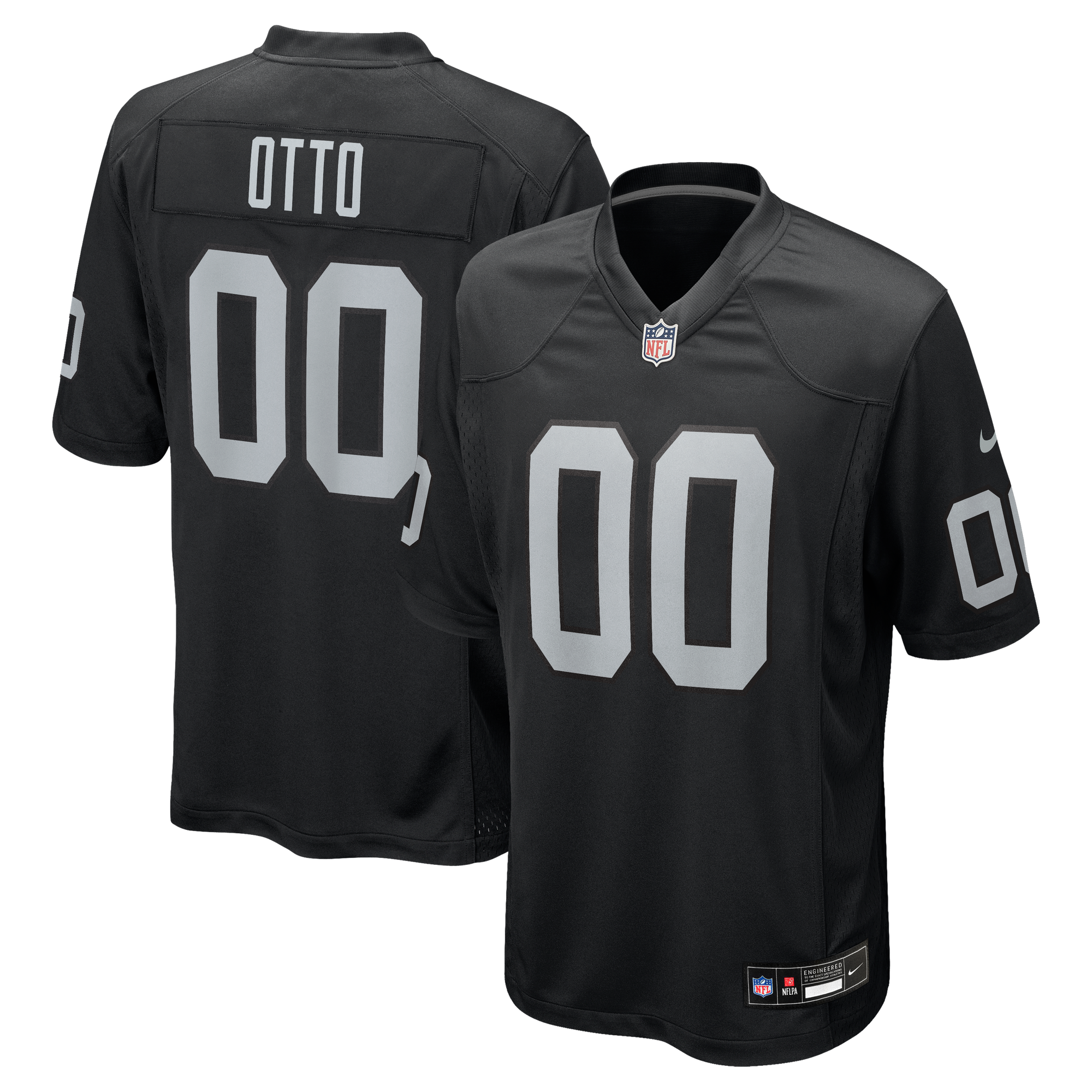 Retired Jim Otto Las Vegas Raiders Player Jersey NFL Football Fan Wear Retired Jim Otto
