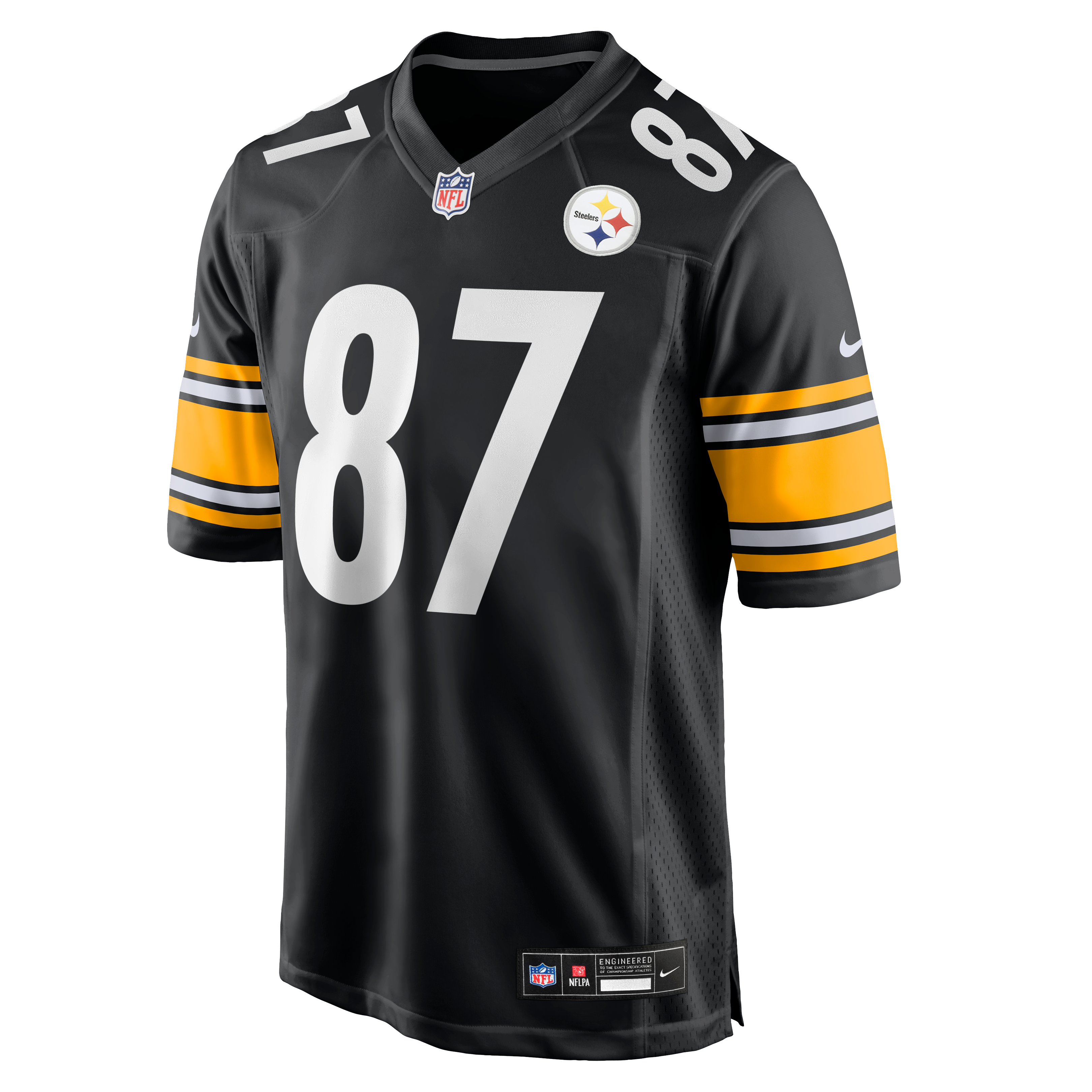 Matt Sokol Pittsburgh Steelers Game Jersey Black NFL Football Fan Wear